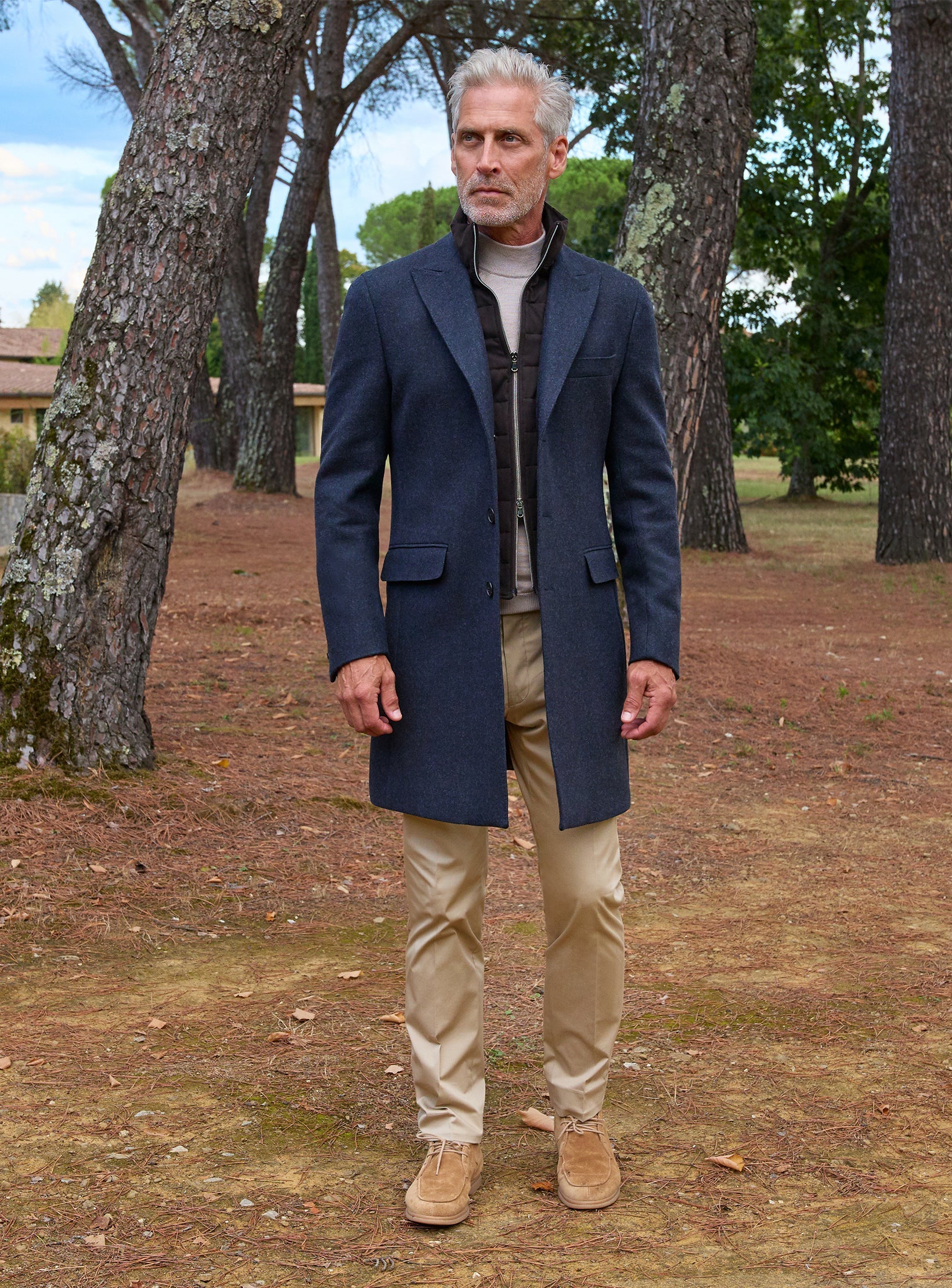 The Royal Navy Blue Overcoat