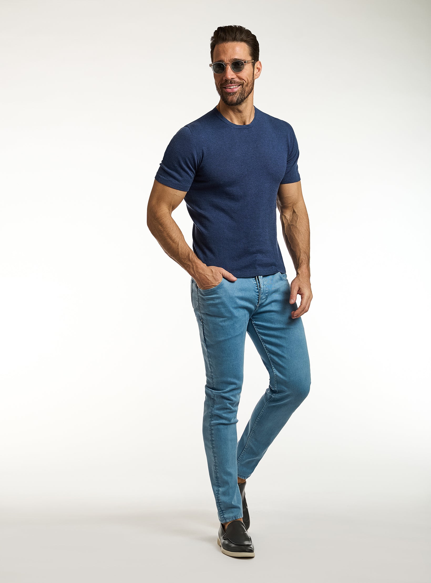 Premium Cotton & Cashmere T-Shirt Knit Consiglieri