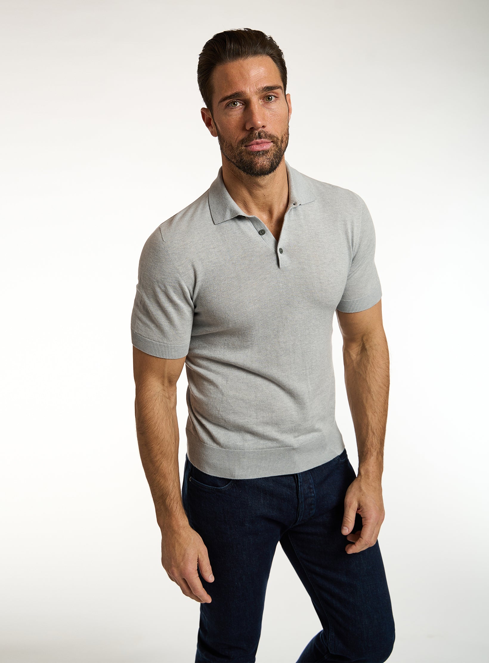 Refined Polo T-Shirt Cashmere & Cotton
