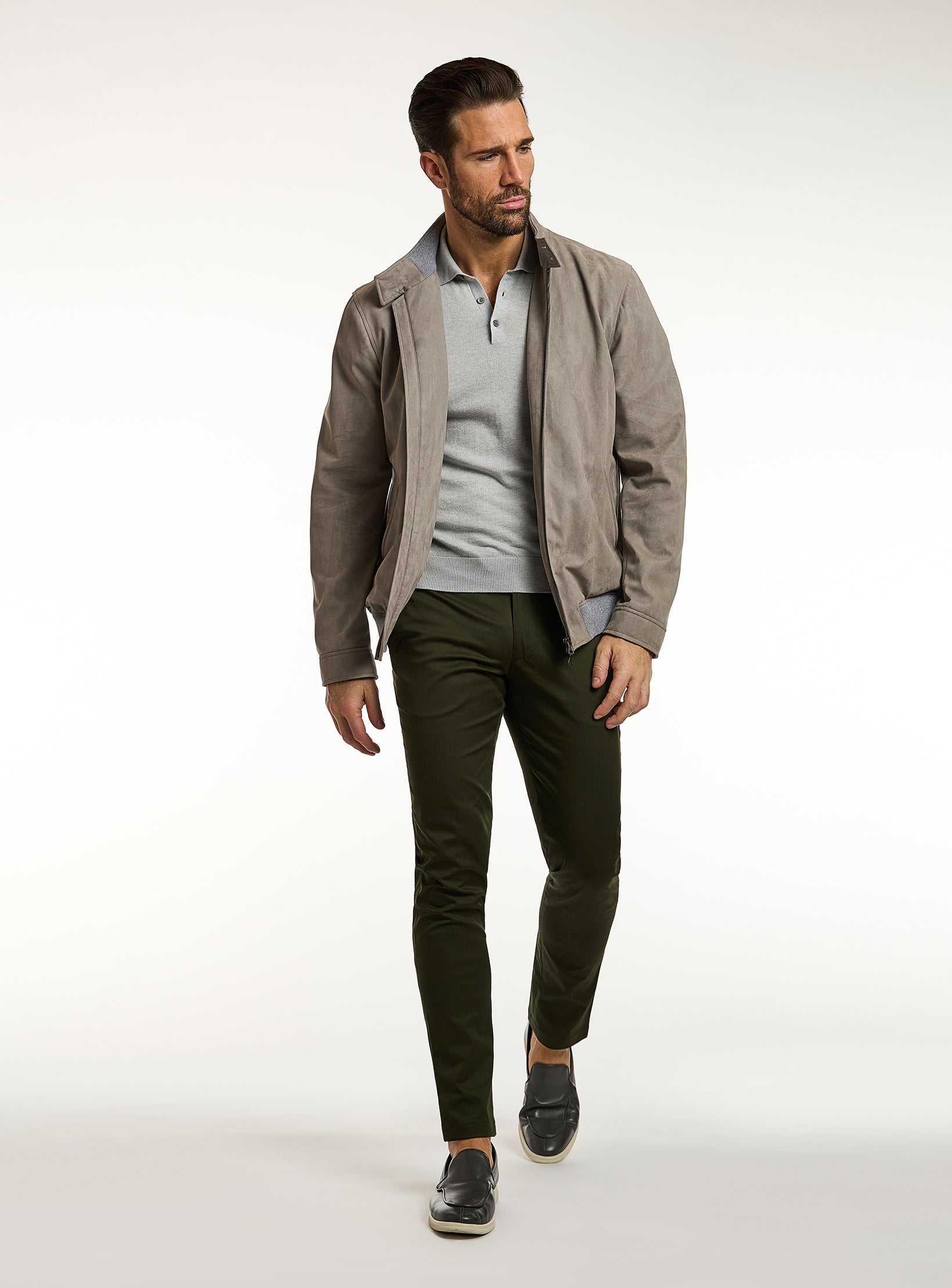 Alcantara Elegance Bomber Jacket