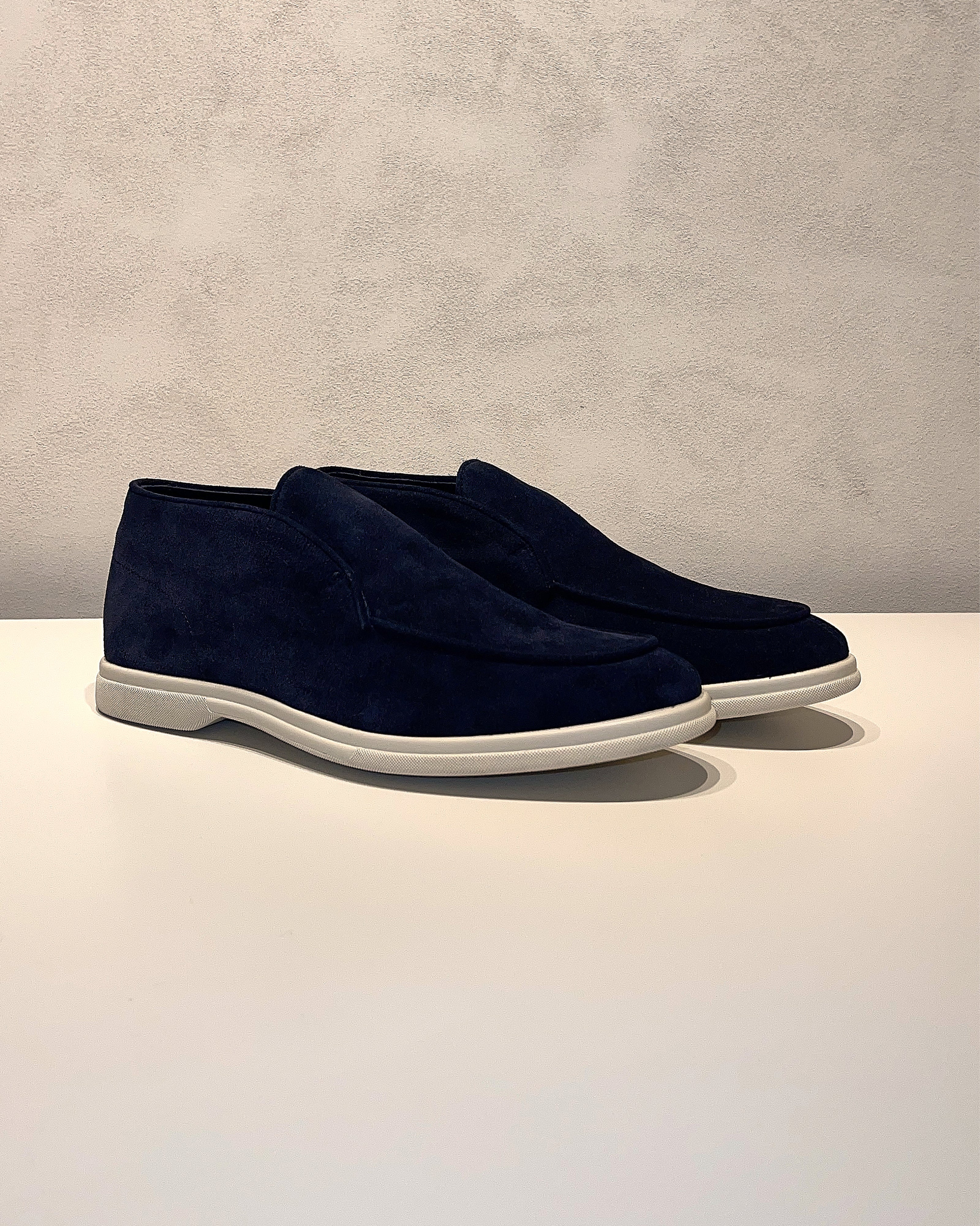 The Stylish City Statement Dark Navy Blue Suede