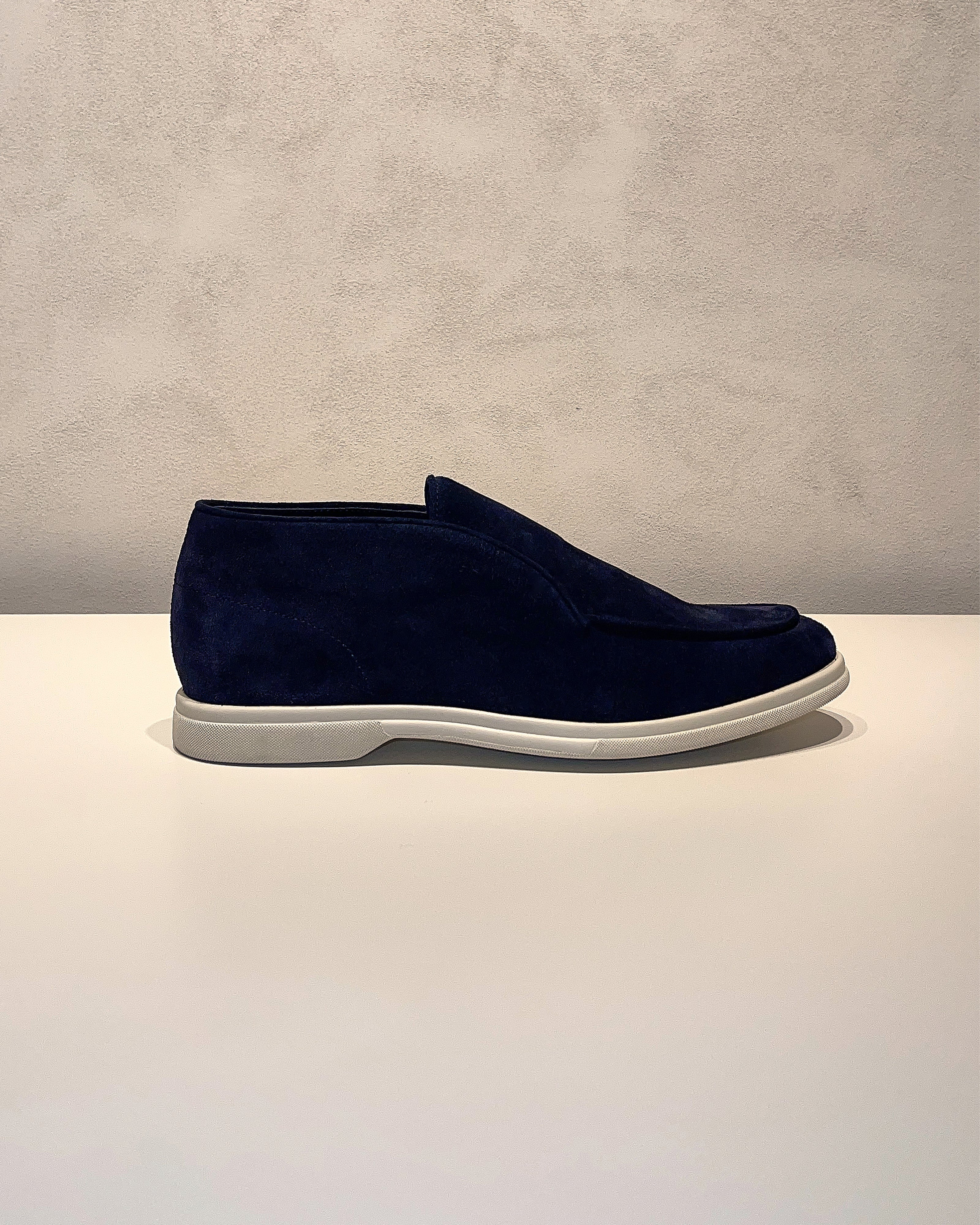 The Stylish City Statement Dark Navy Blue Suede