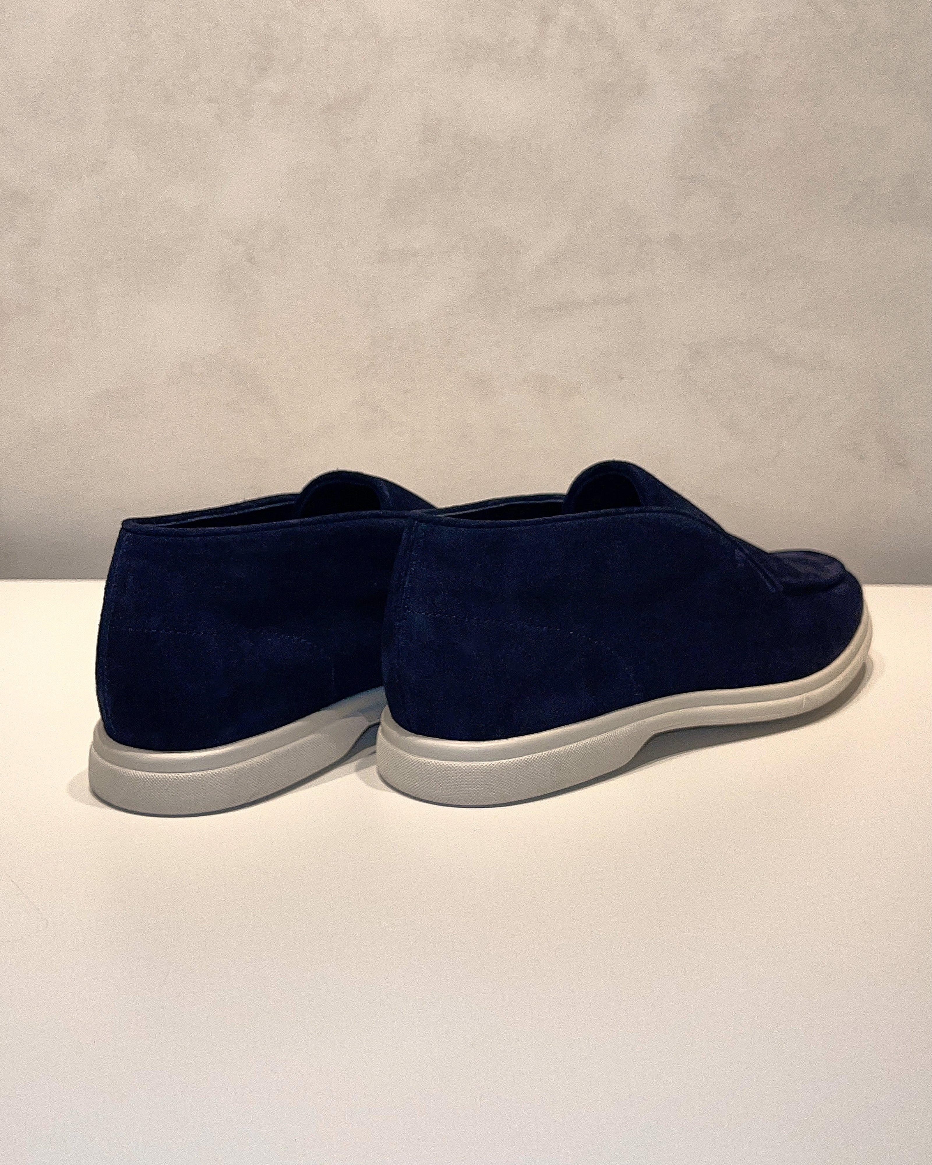 The Stylish City Statement Dark Navy Blue Suede