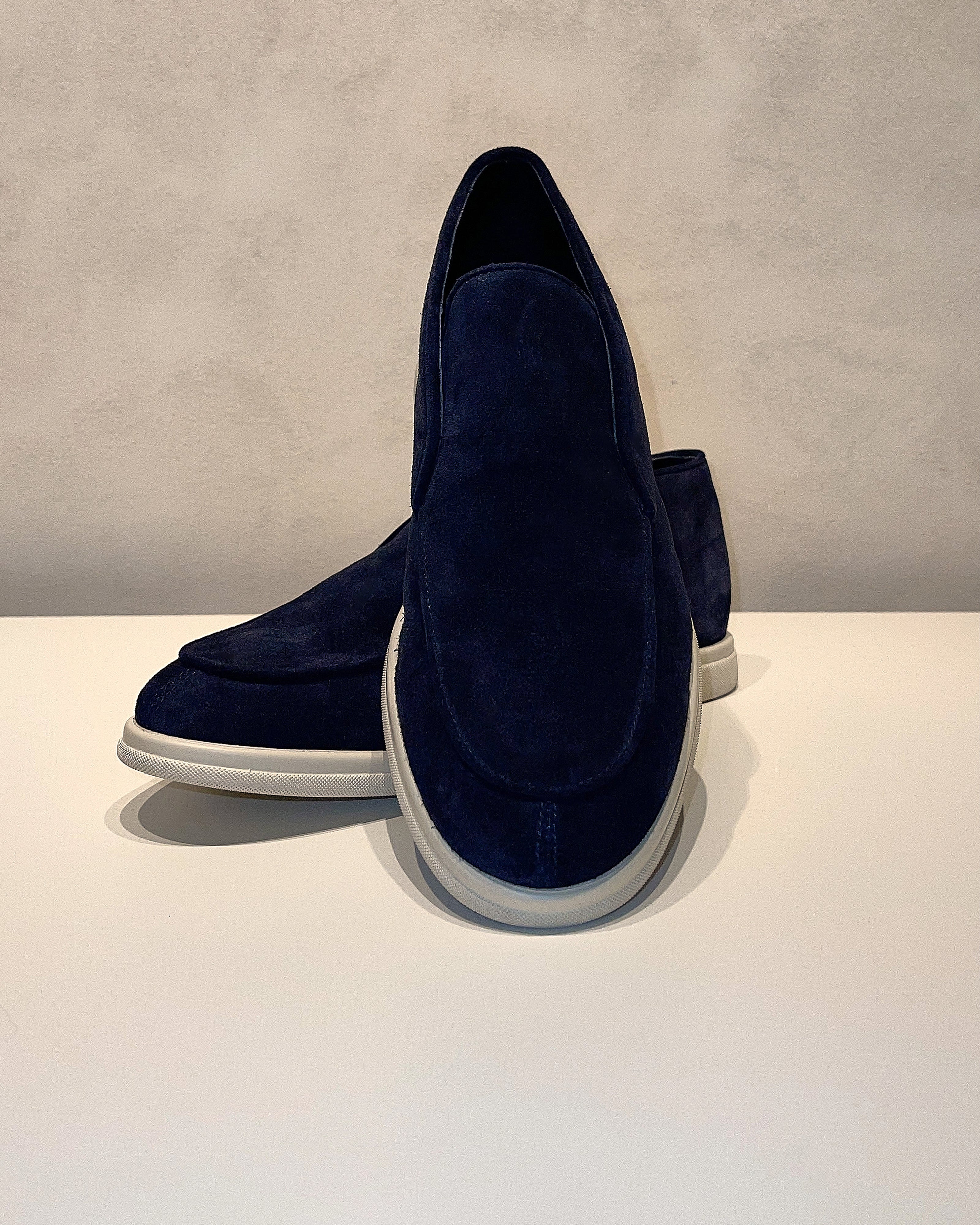 The Stylish City Statement Dark Navy Blue Suede