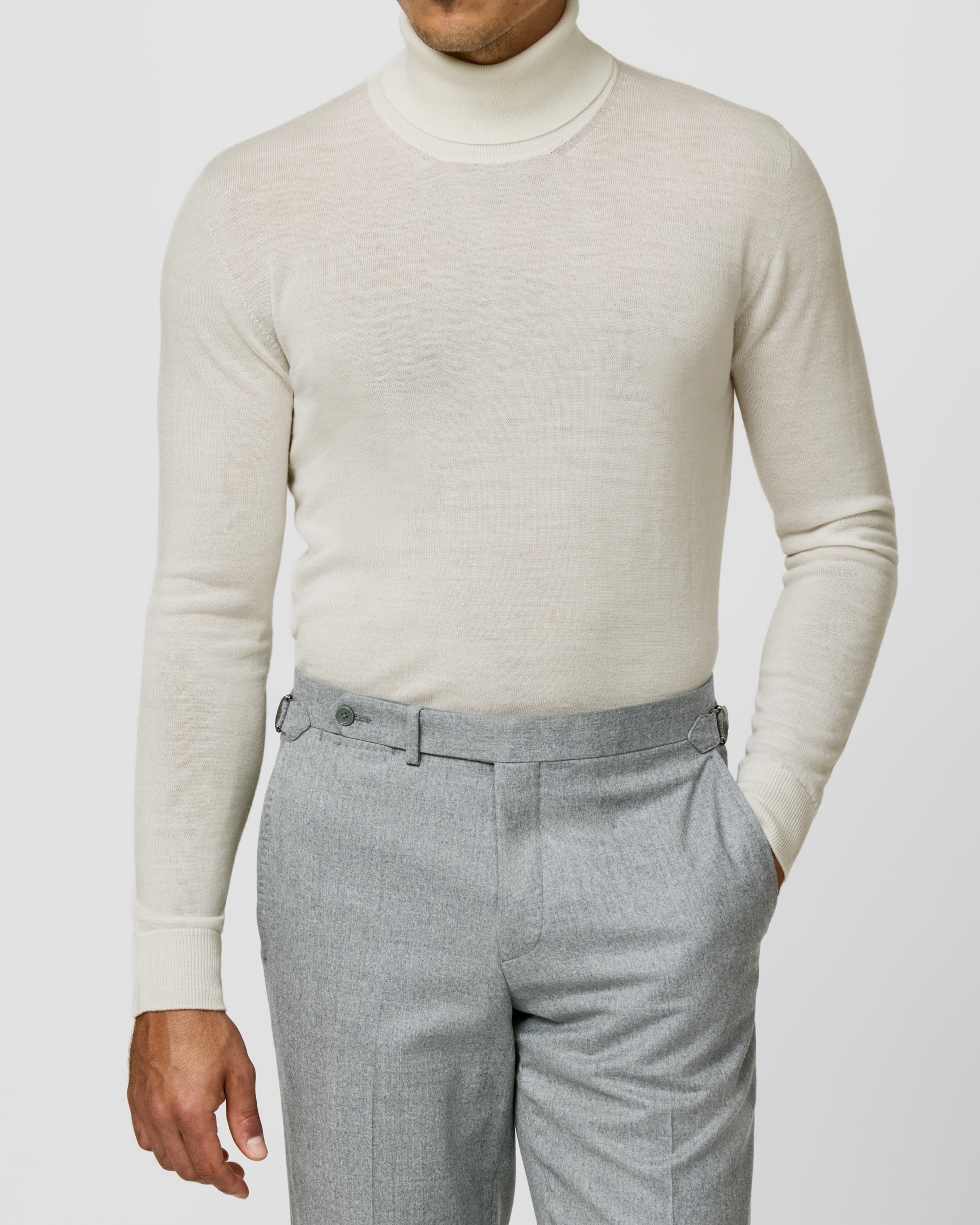 Knit Natural Cashmere grey-beige