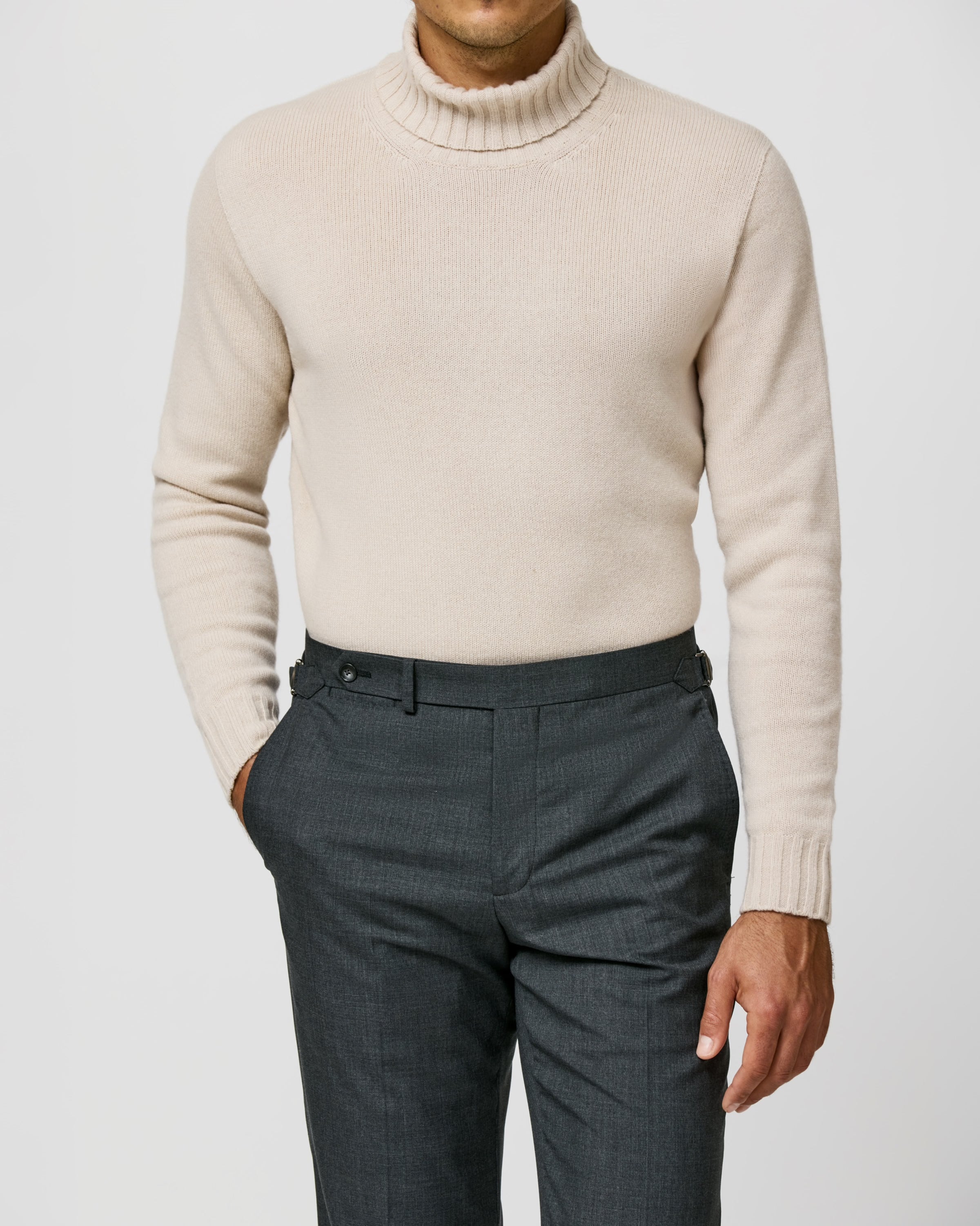 Knit Natural Cashmere sand