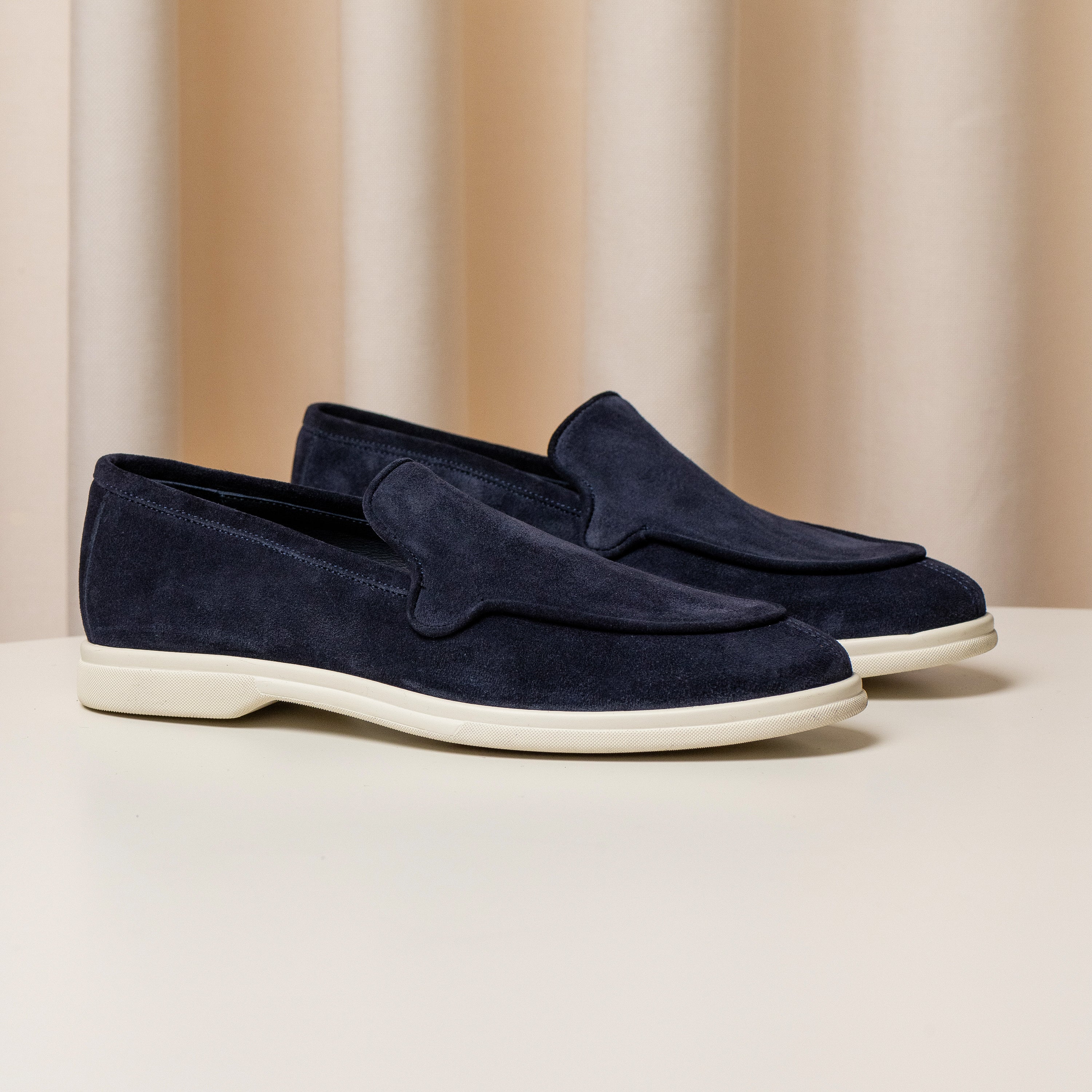 City Loafers Mid Blue Suede Consiglieri