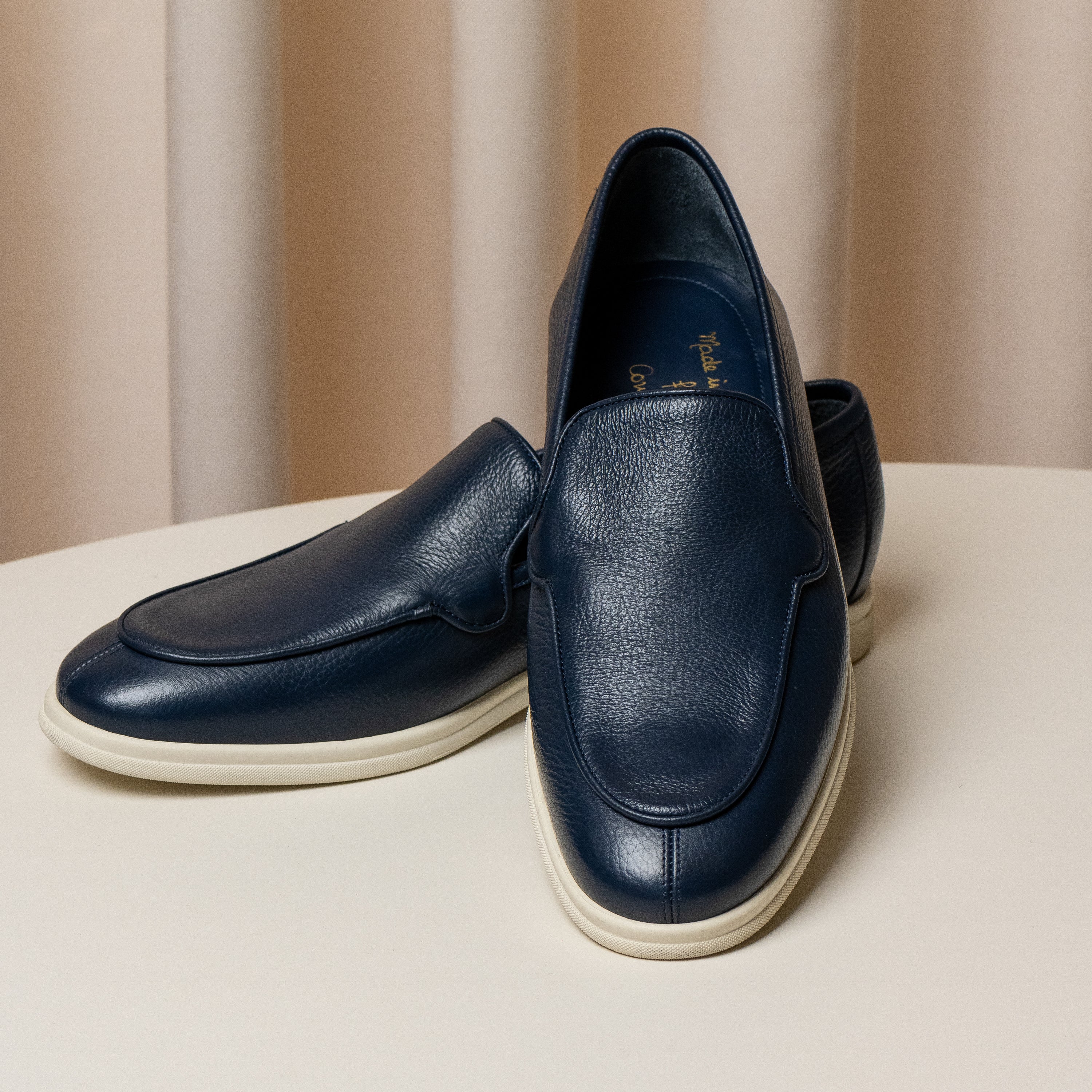 City Loafers Mid Blue Grain Consiglieri