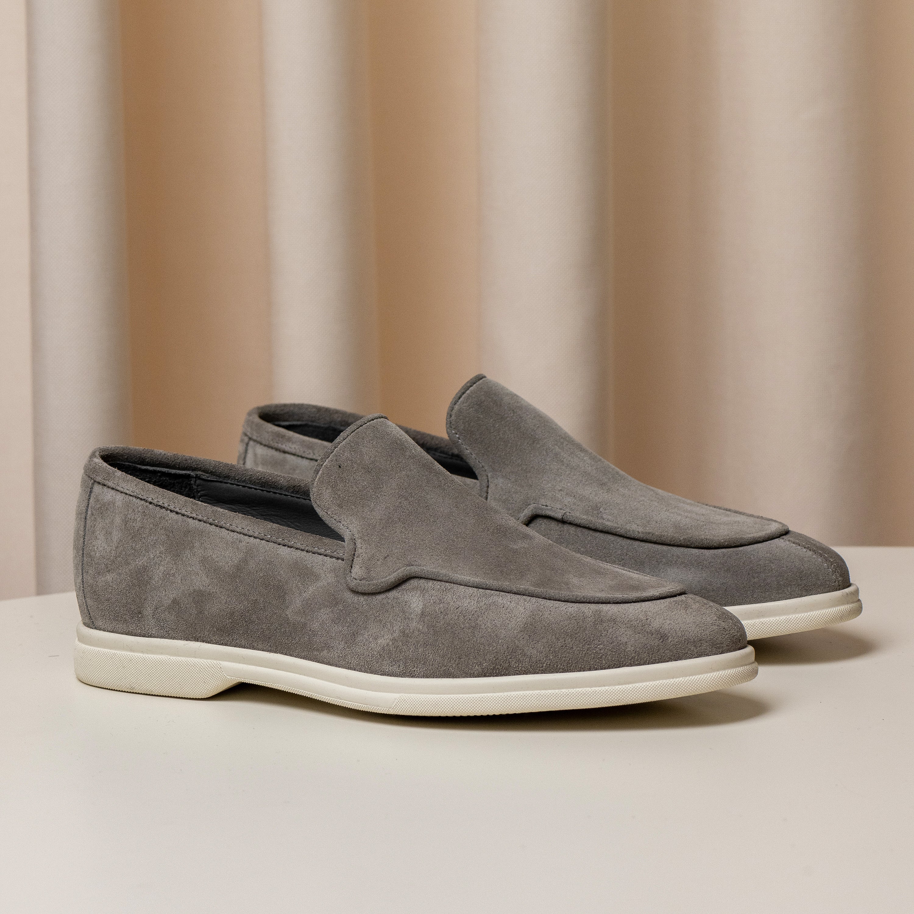 City Loafers Grey Suede Consiglieri