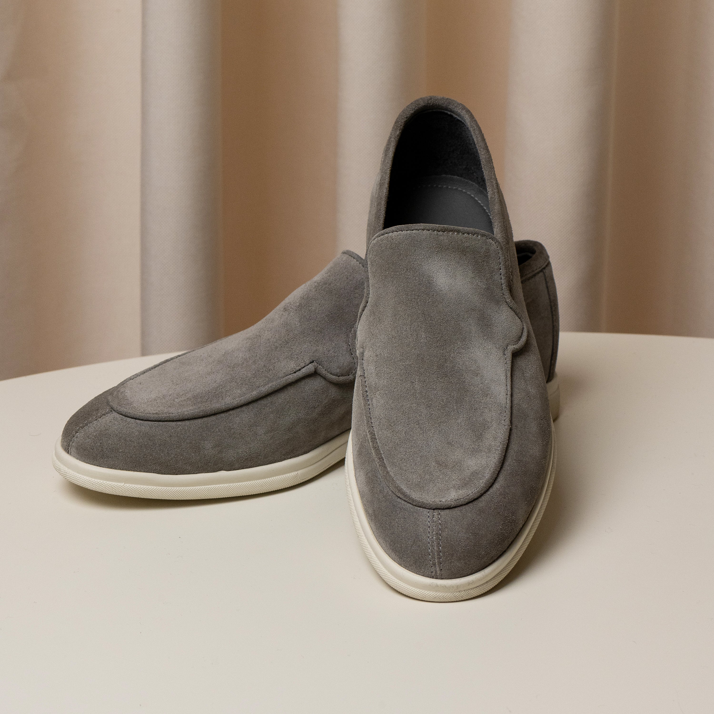 City Loafers Grey Suede Consiglieri
