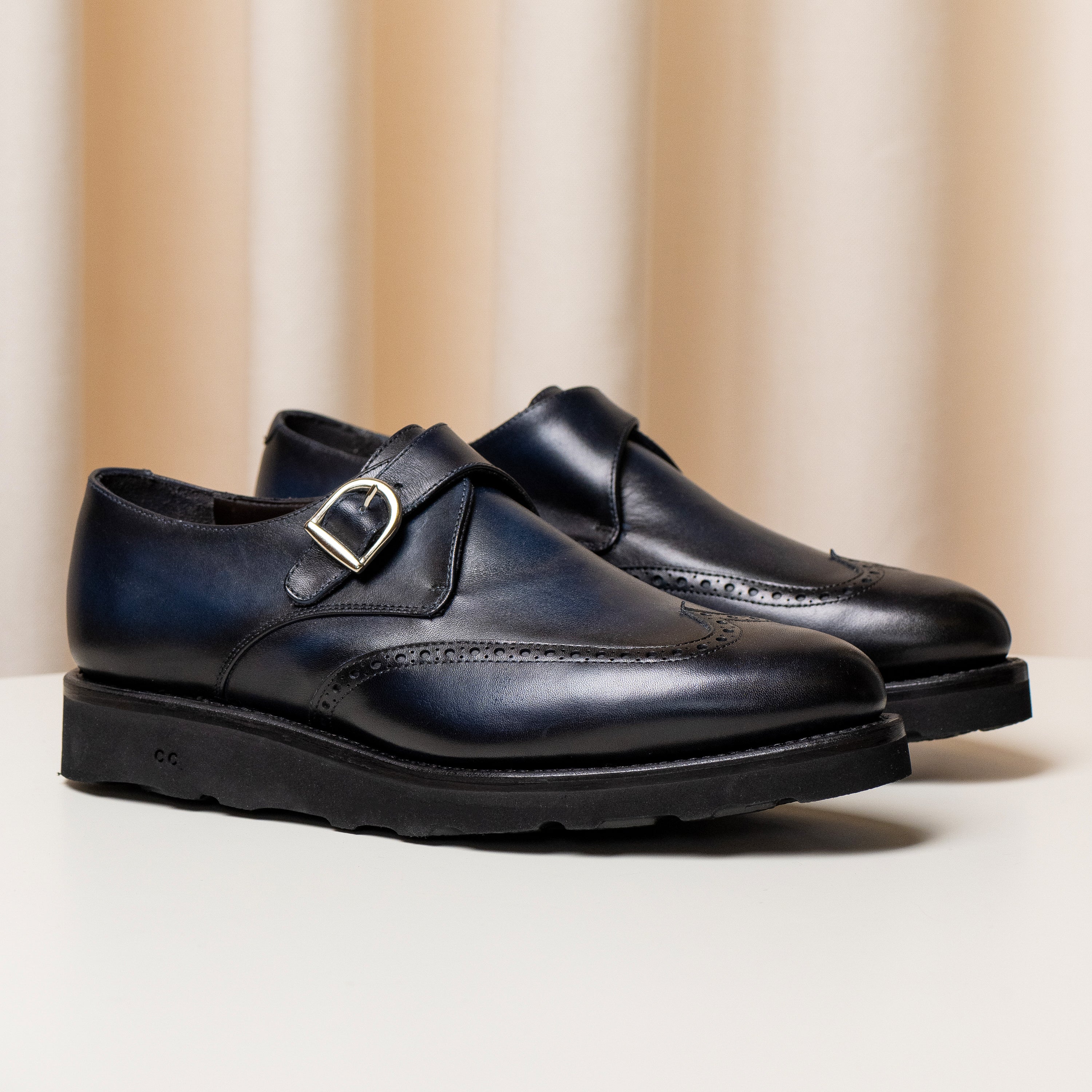 Pantofi Single Monk Midnight Blue Consiglieri