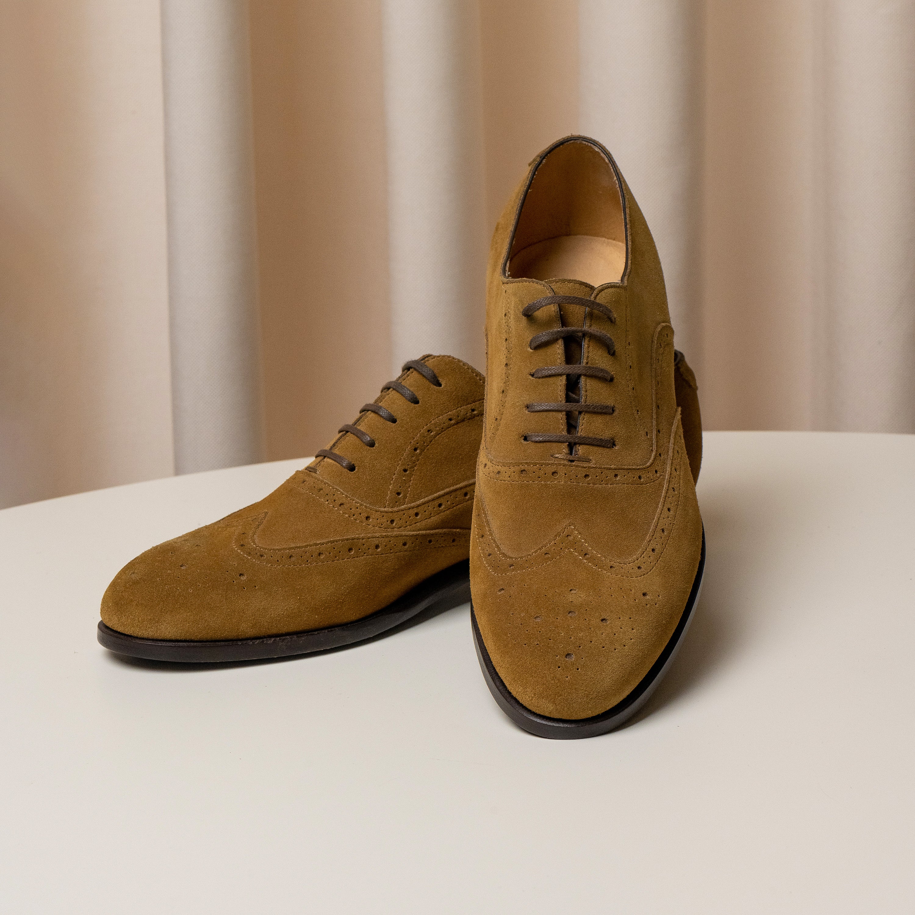 Pantofi Oxford Brogue Suede Consiglieri