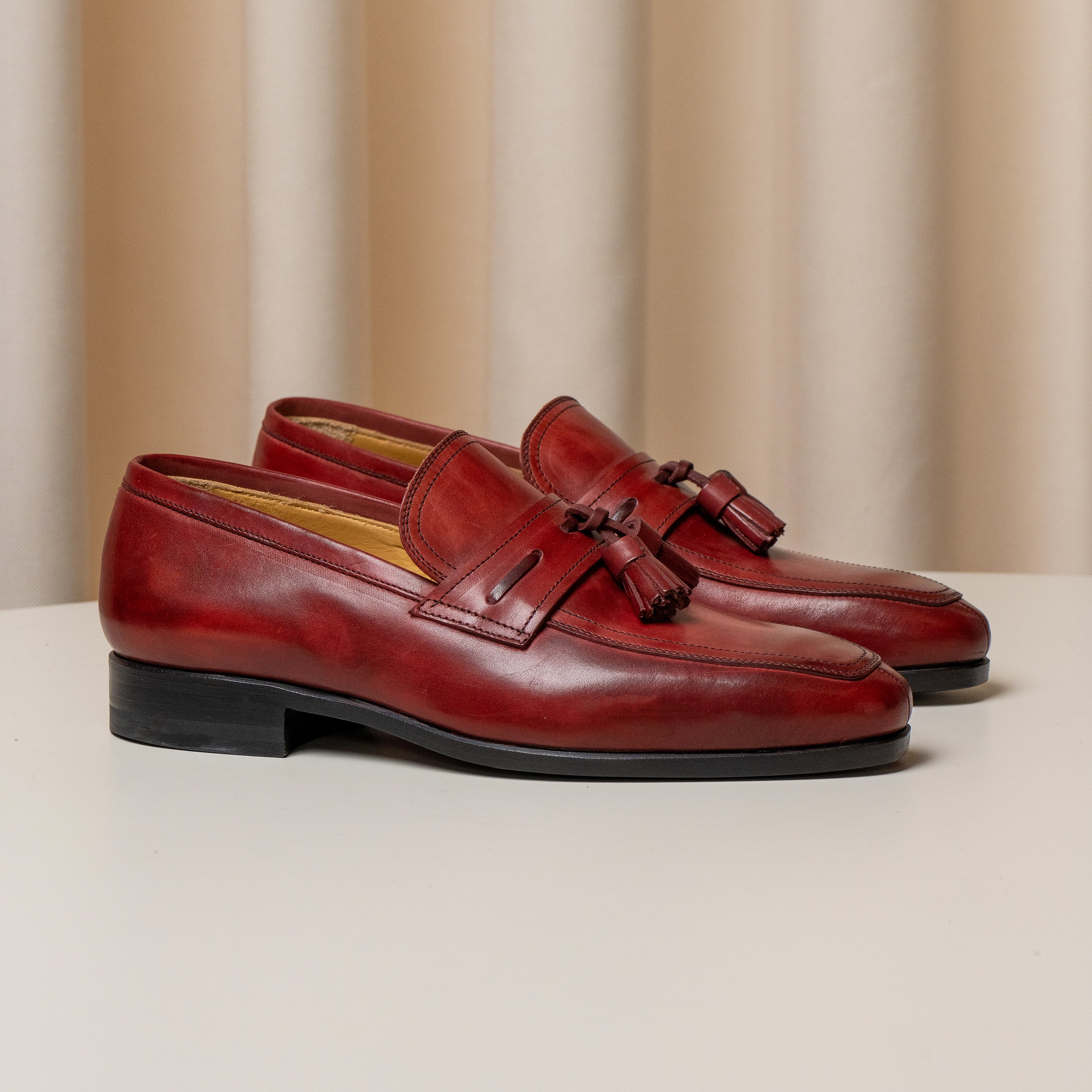 Loafers Dark Red Patina Consiglieri