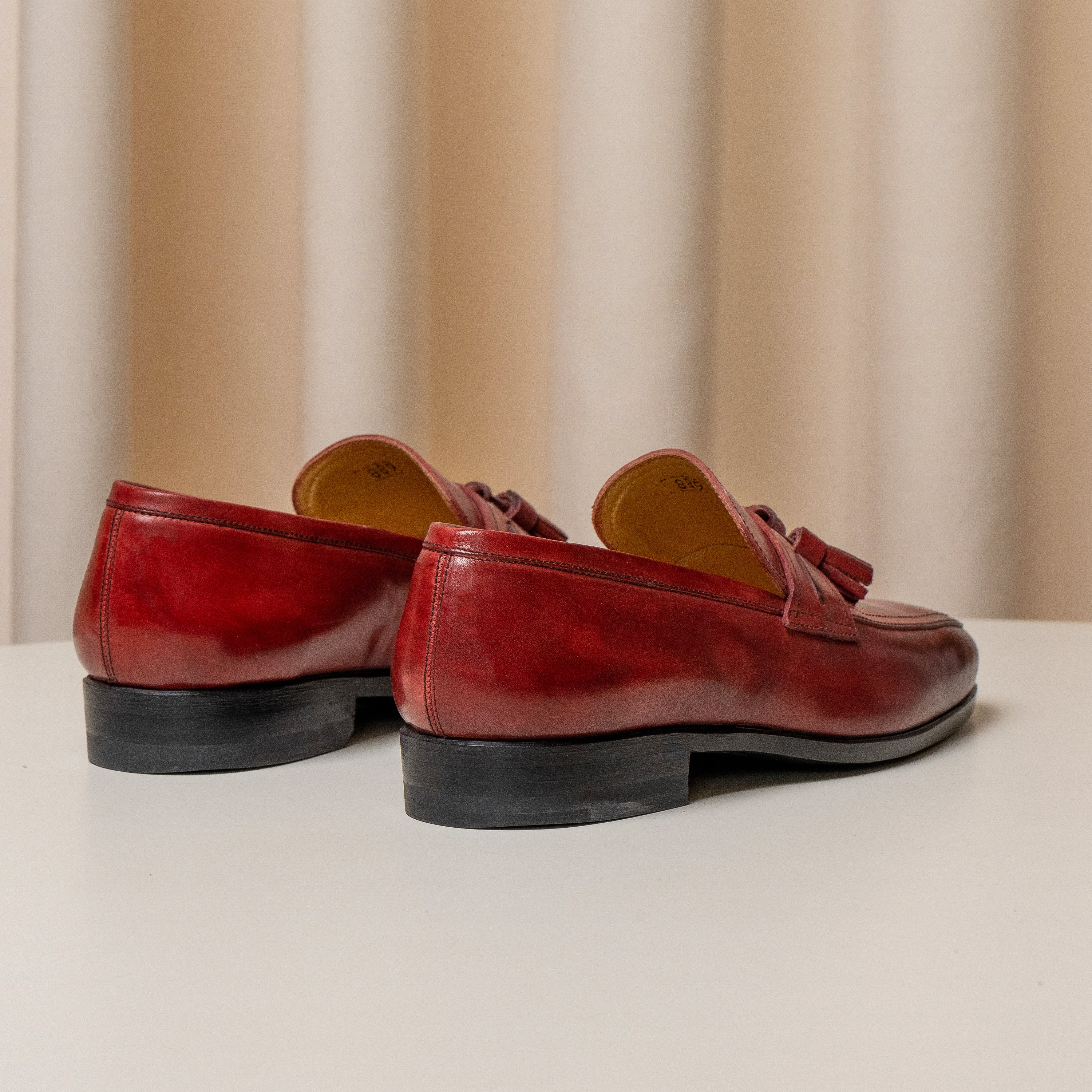 Loafers Dark Red Patina Consiglieri