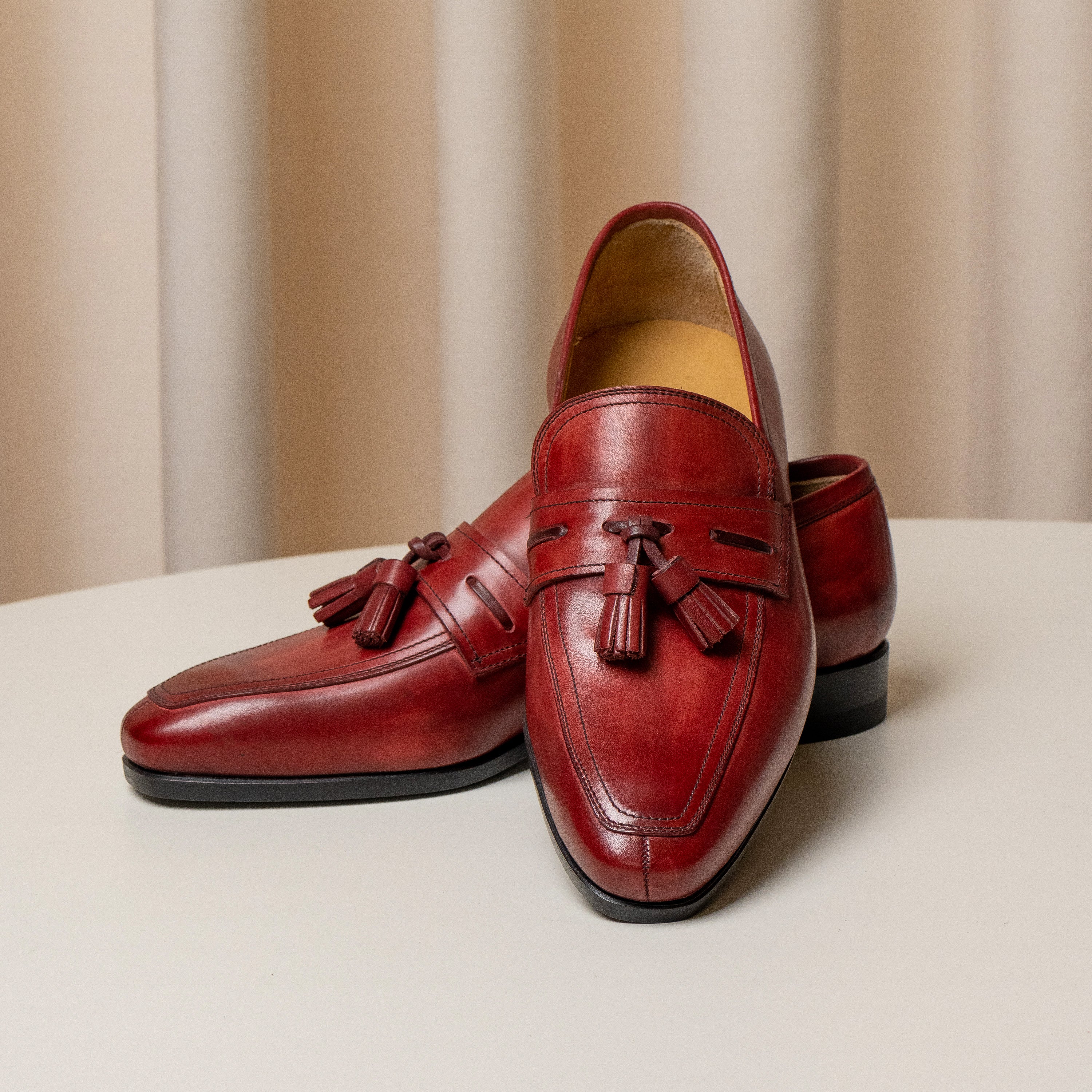 Loafers Dark Red Patina Consiglieri