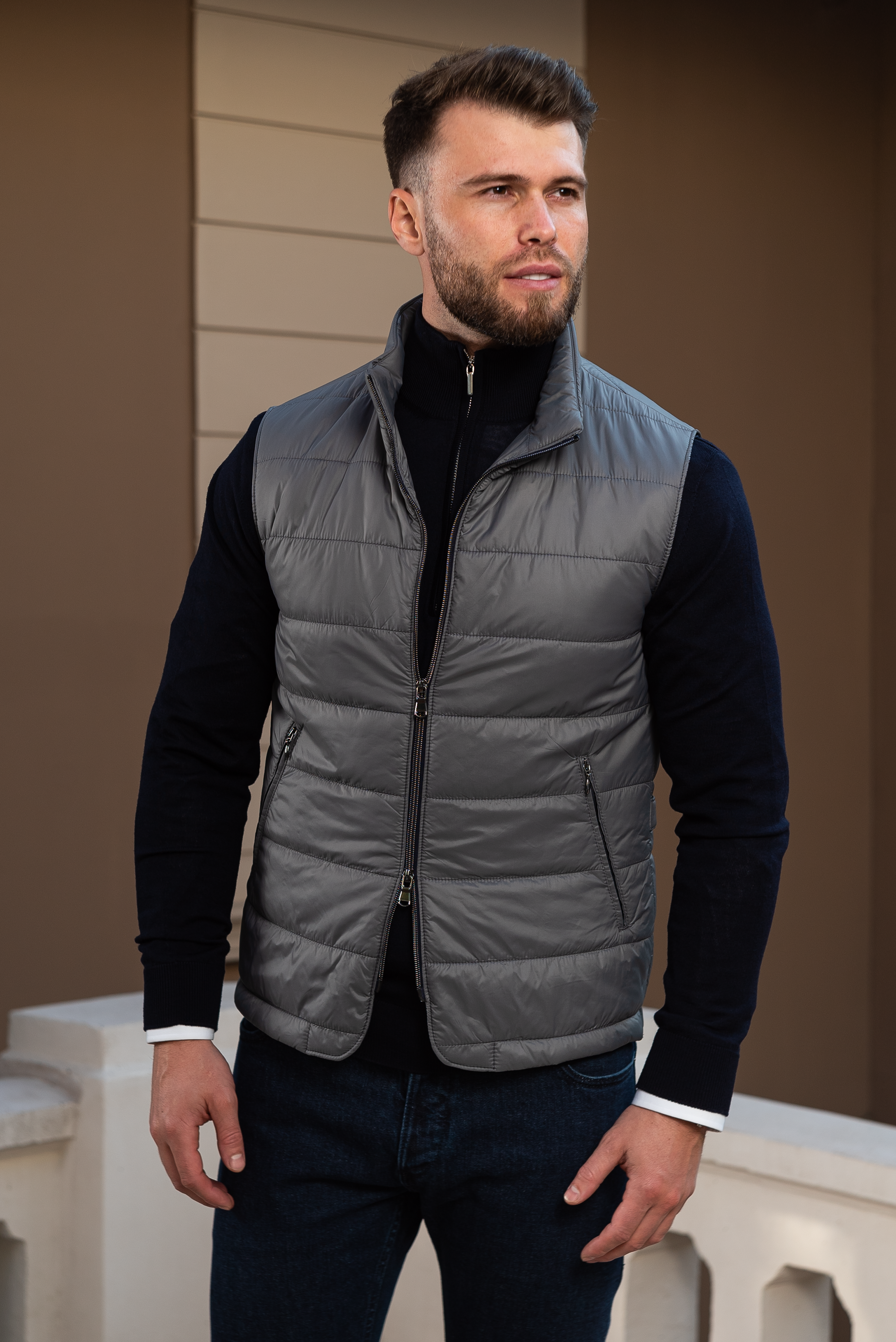 Body Warmer Grey Consiglieri
