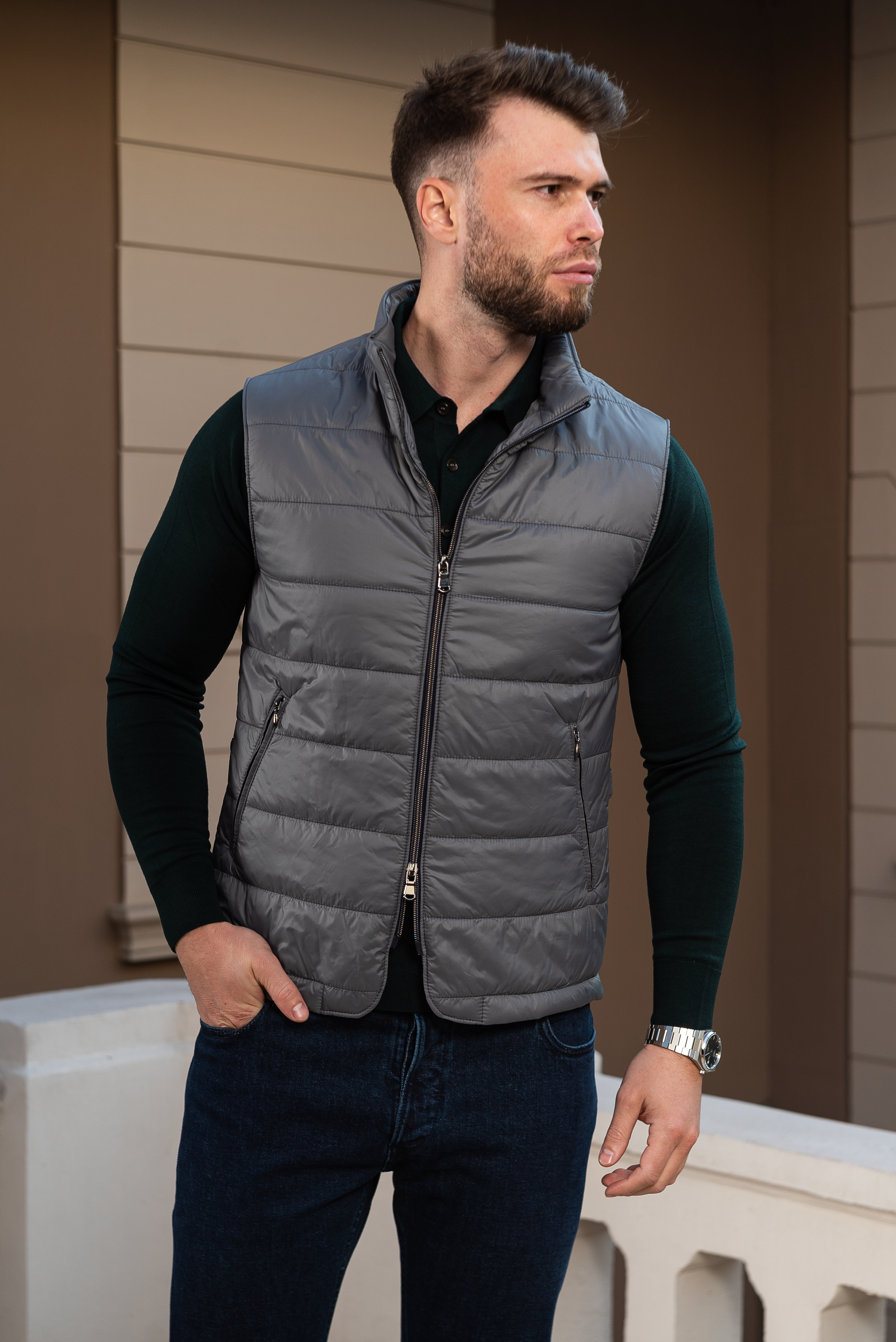 Body Warmer Grey Consiglieri