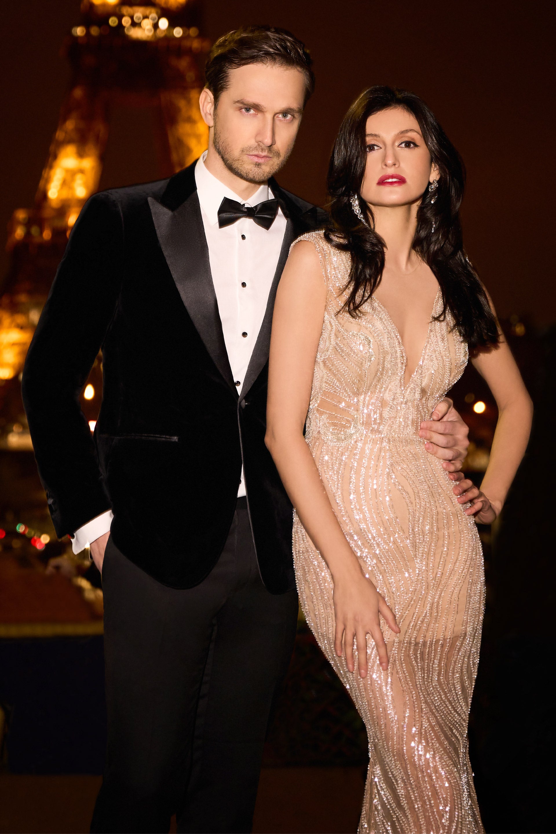 Premium Black Velvet Tuxedo Consiglieri
