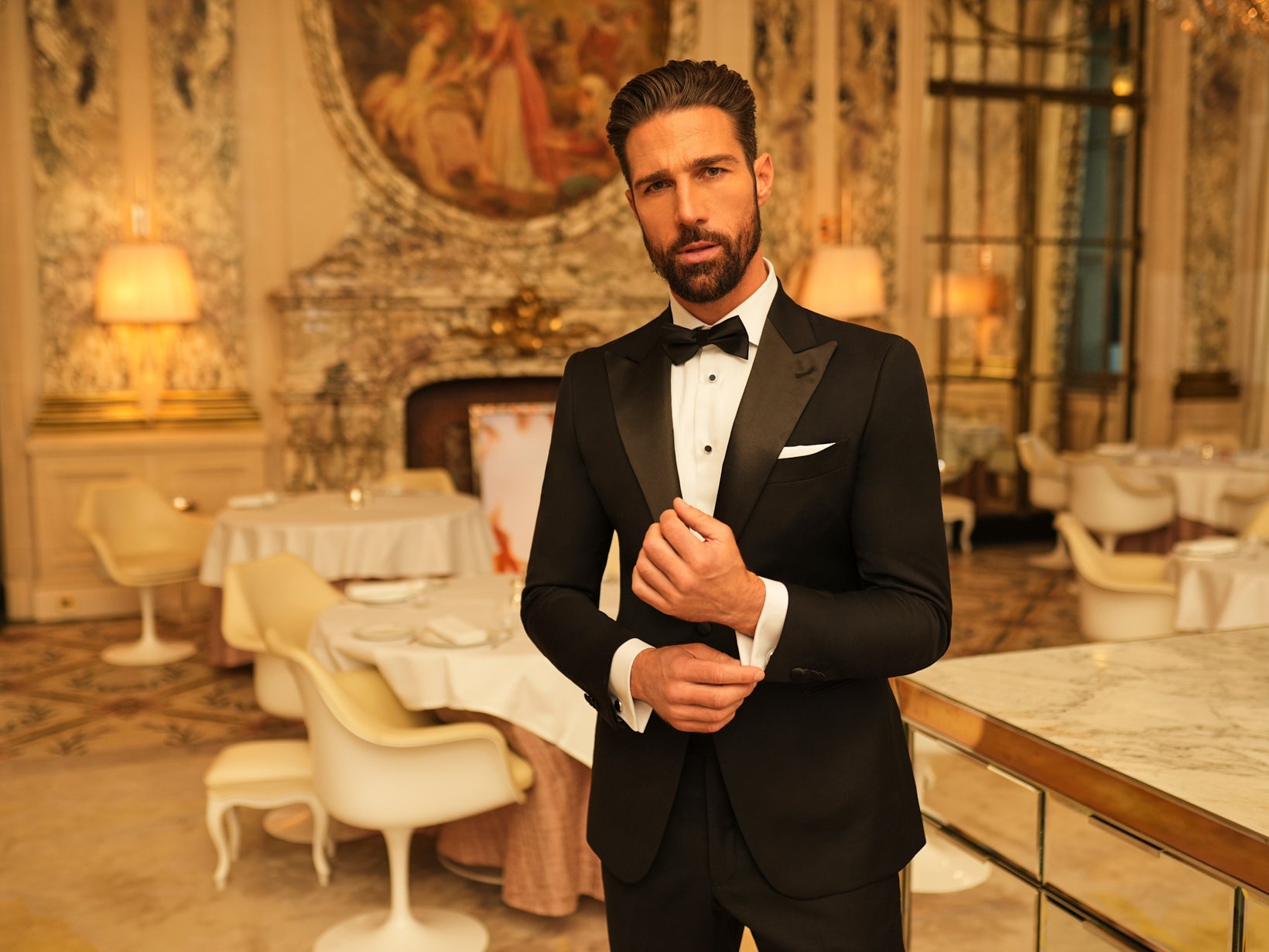 Luxury Loro Piana Black Tie Consiglieri