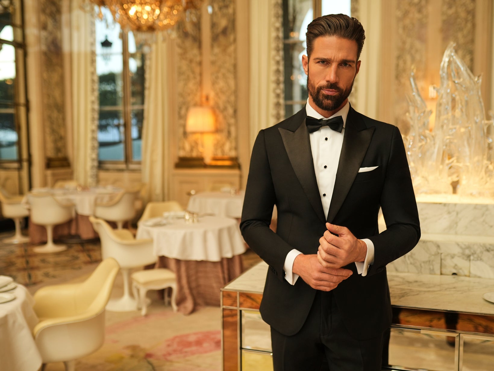 Luxury Loro Piana Black Tie Consiglieri