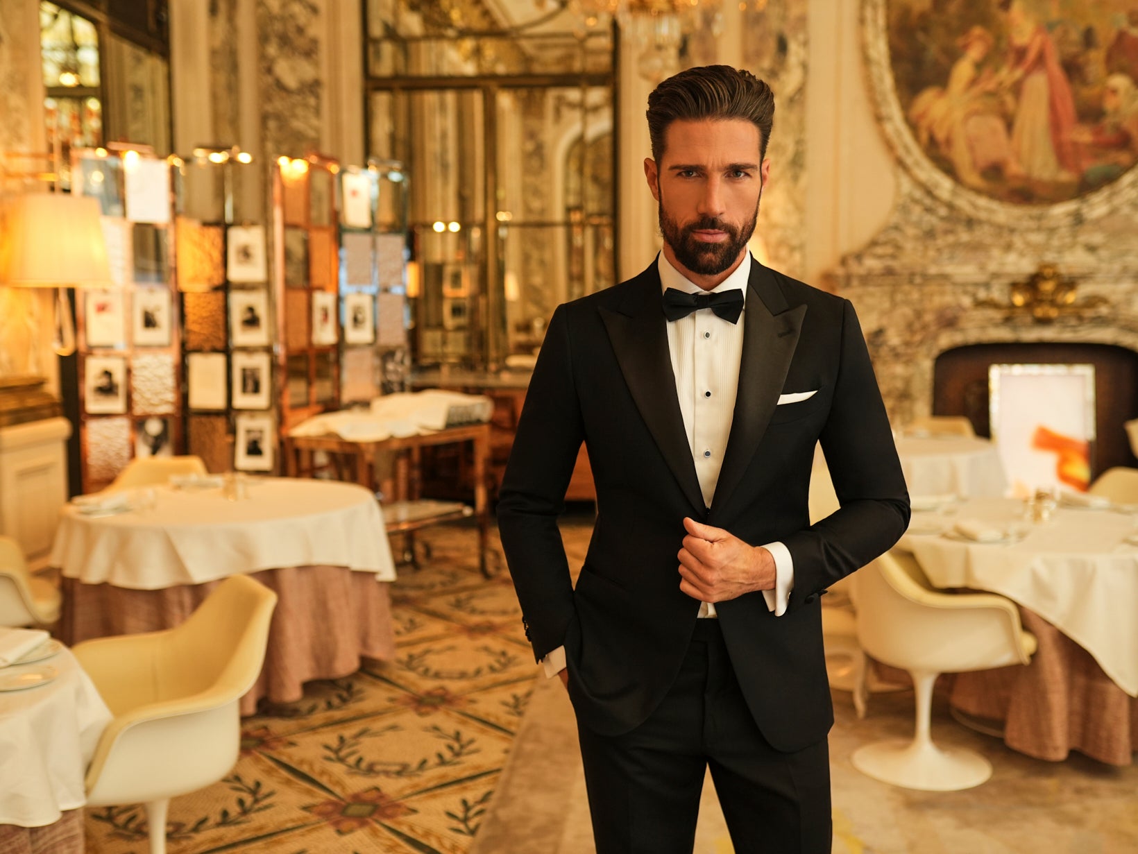 Luxury Loro Piana Black Tie Consiglieri