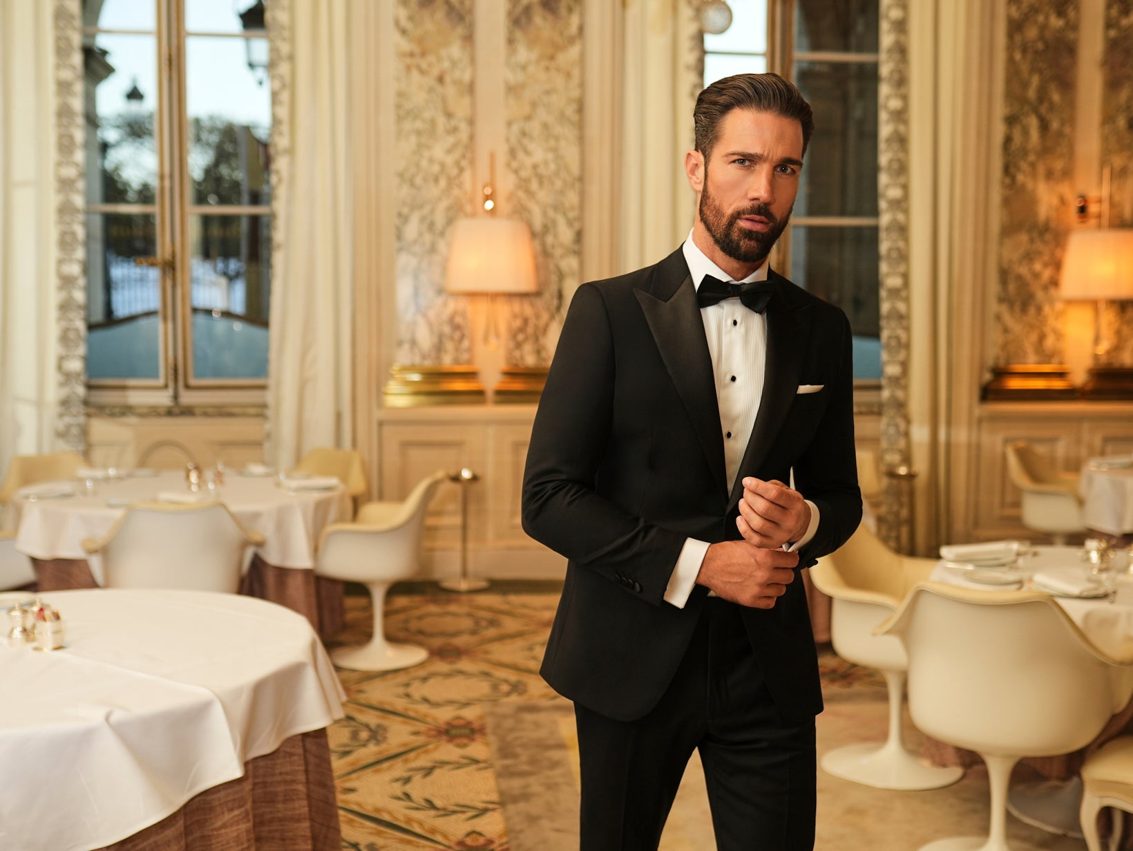 Luxury Loro Piana Black Tie Consiglieri