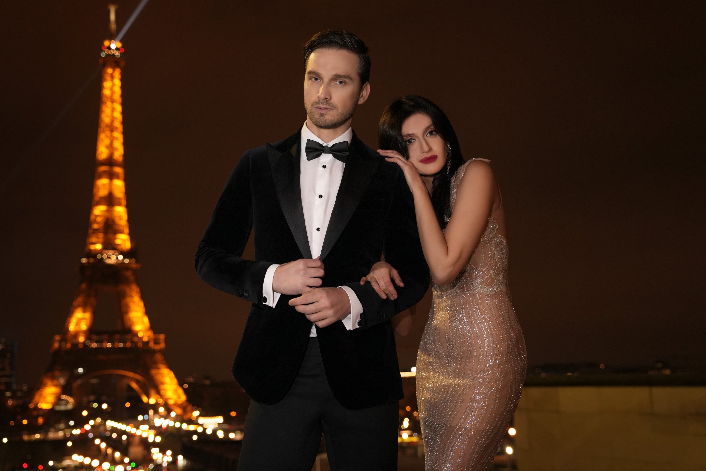 Premium Black Velvet Tuxedo Consiglieri