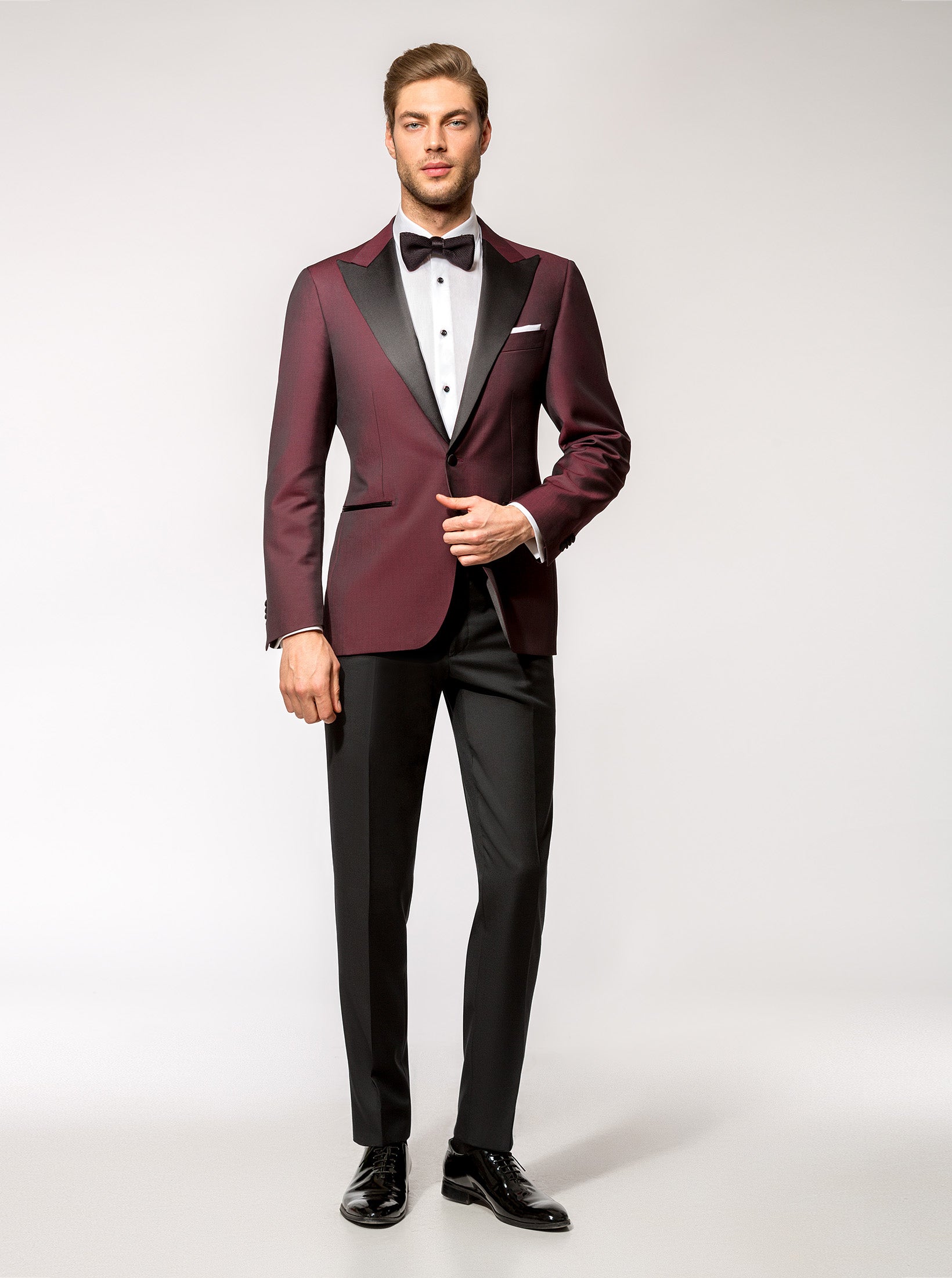 Premium Burgundy Tuxedo Consiglieri