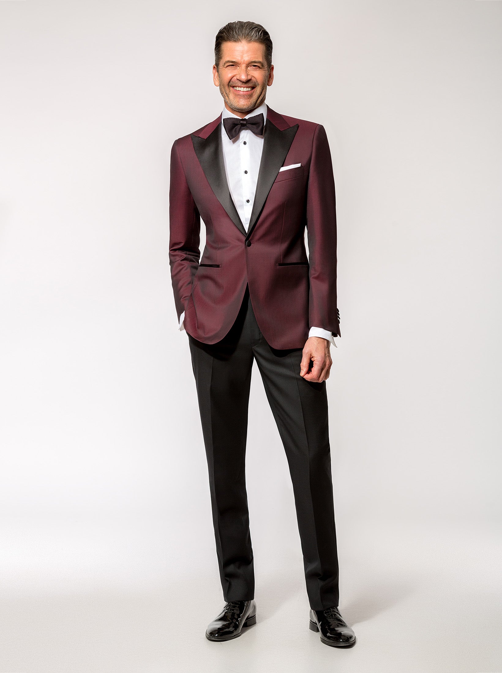 Premium Burgundy Tuxedo Consiglieri