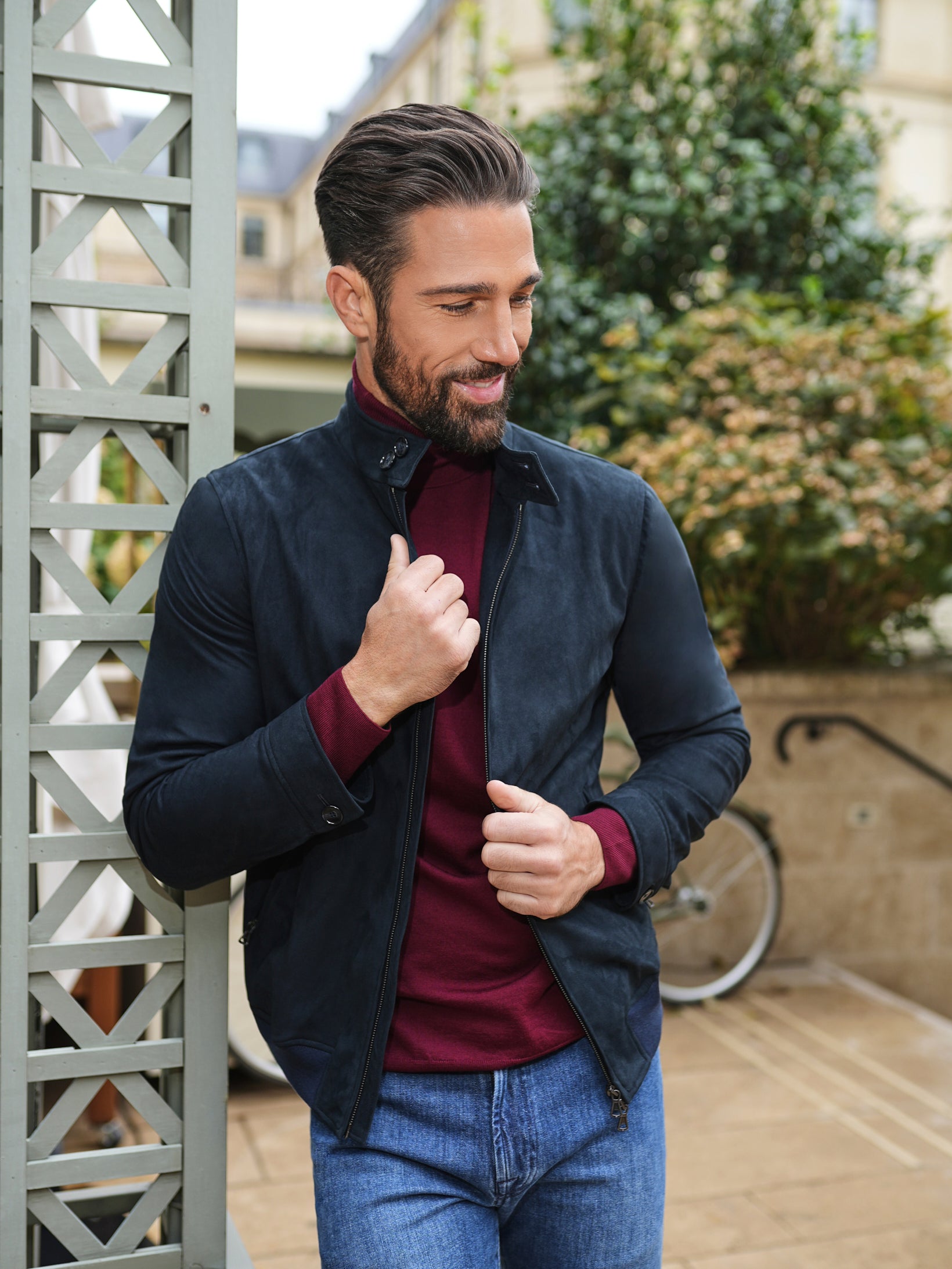 Bomber Jacket Alcantara Eze Consiglieri