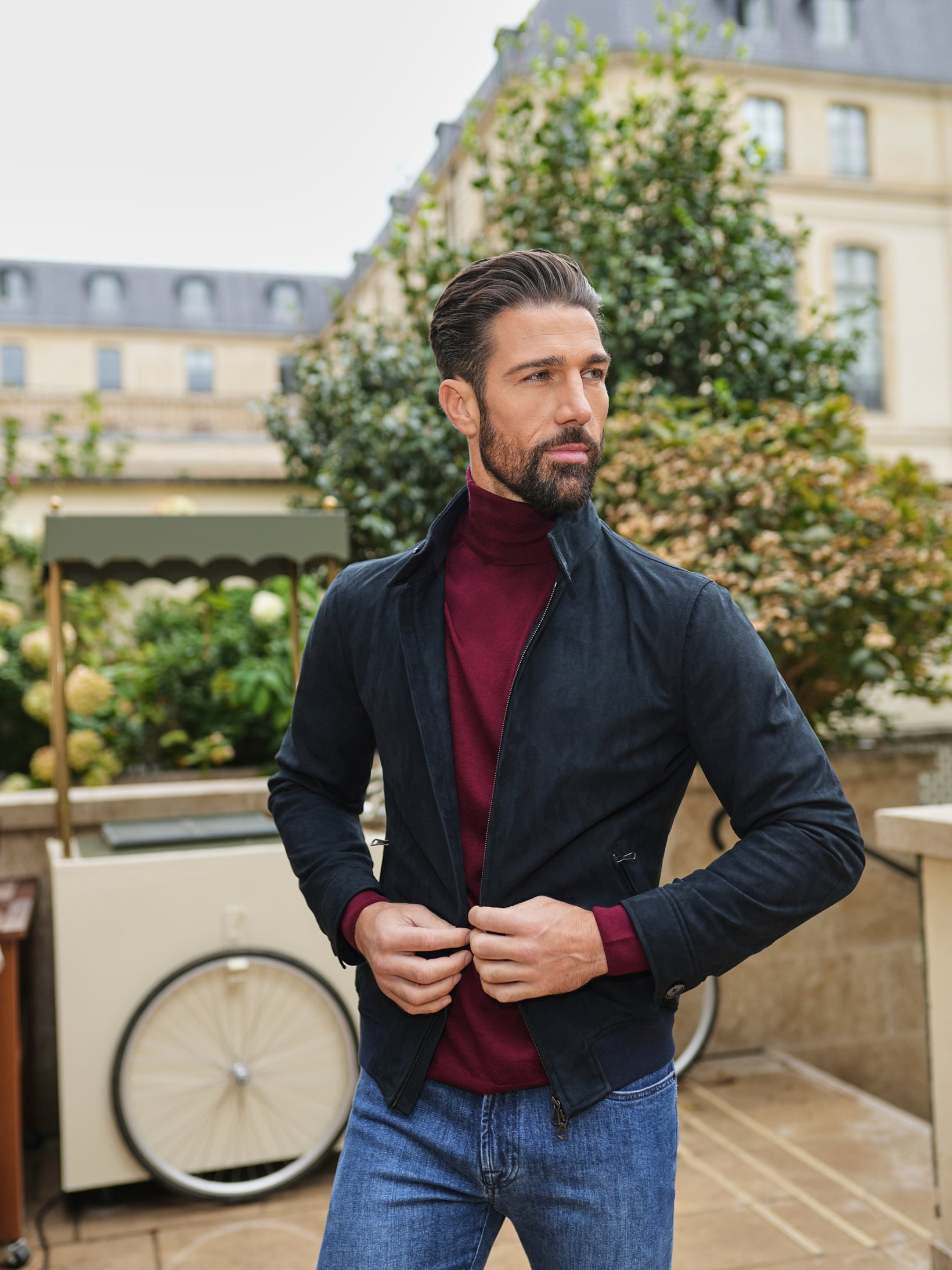 Bomber Jacket Alcantara Eze Consiglieri