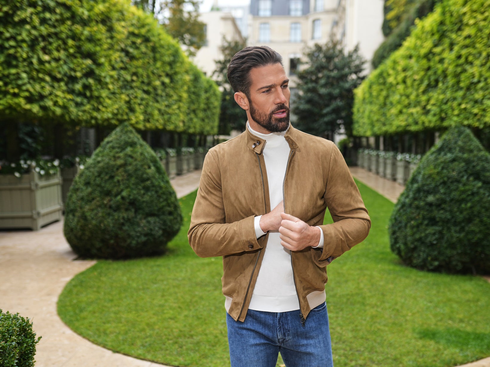 Bomber Jacket Alcantara Lyon Consiglieri