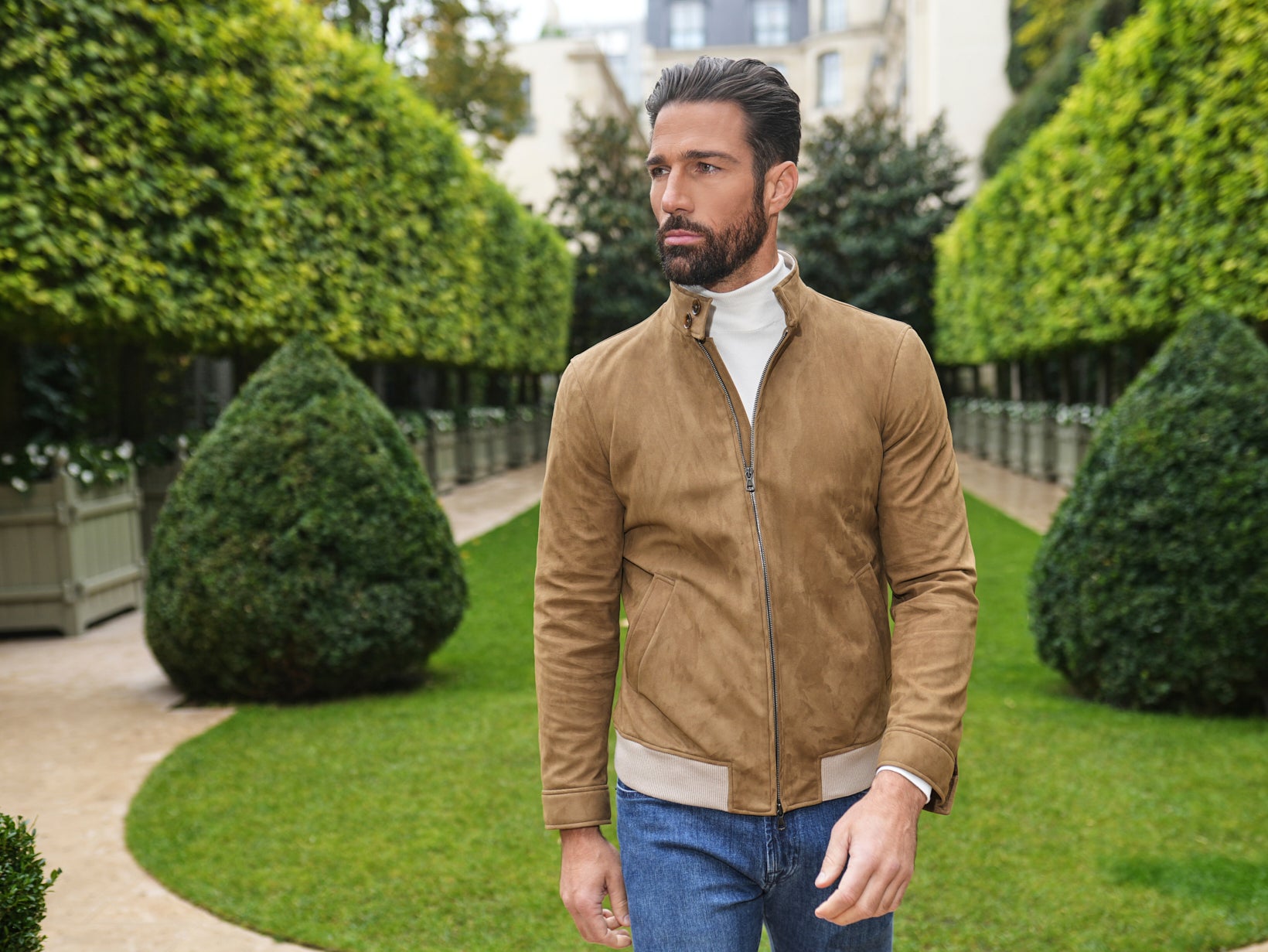 Bomber Jacket Alcantara Lyon Consiglieri