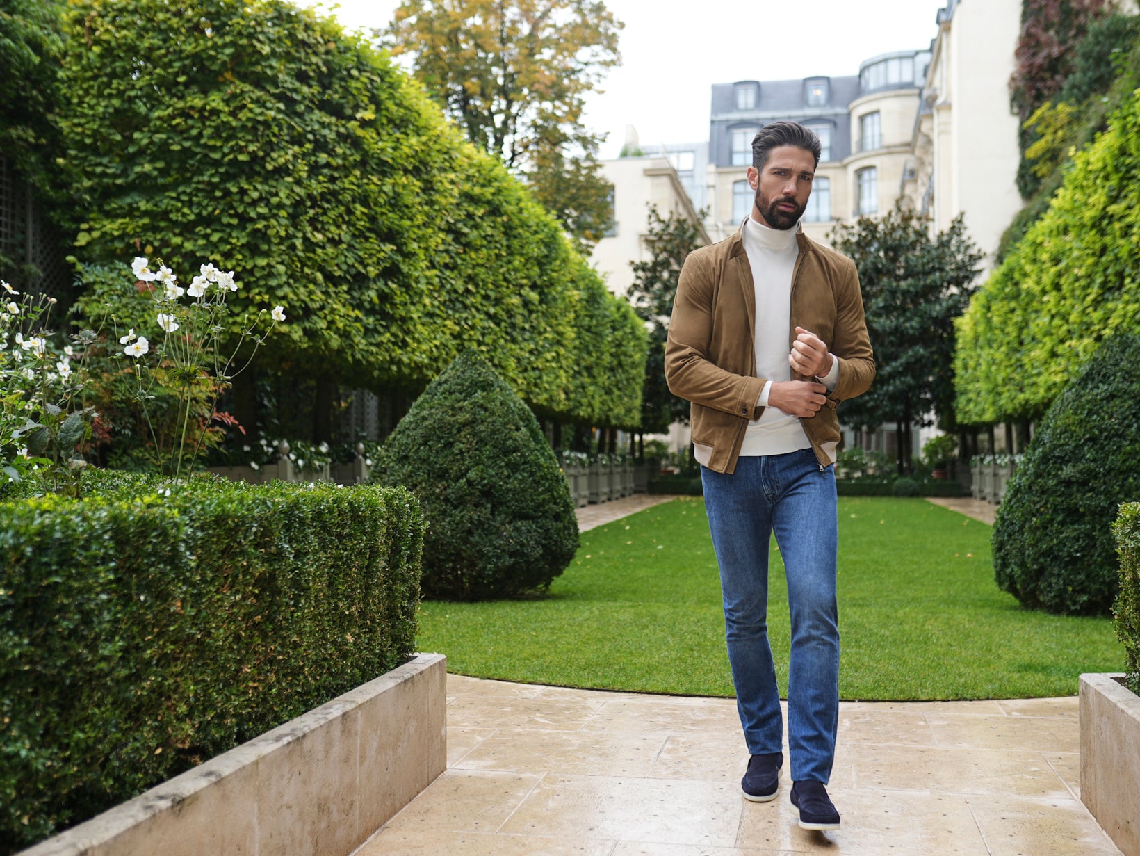 Bomber Jacket Alcantara Lyon Consiglieri
