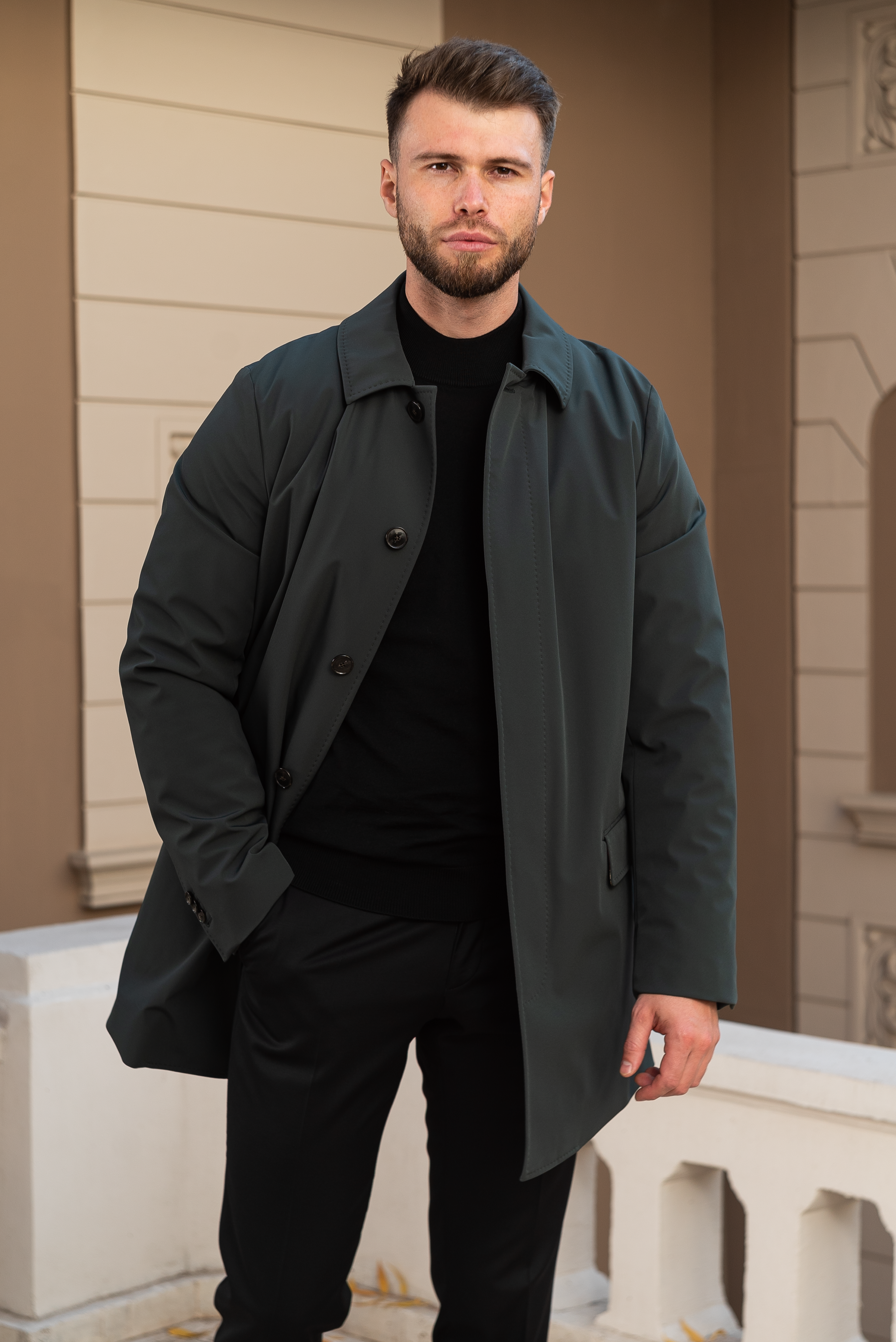 Geacă Car Coat Green Consiglieri