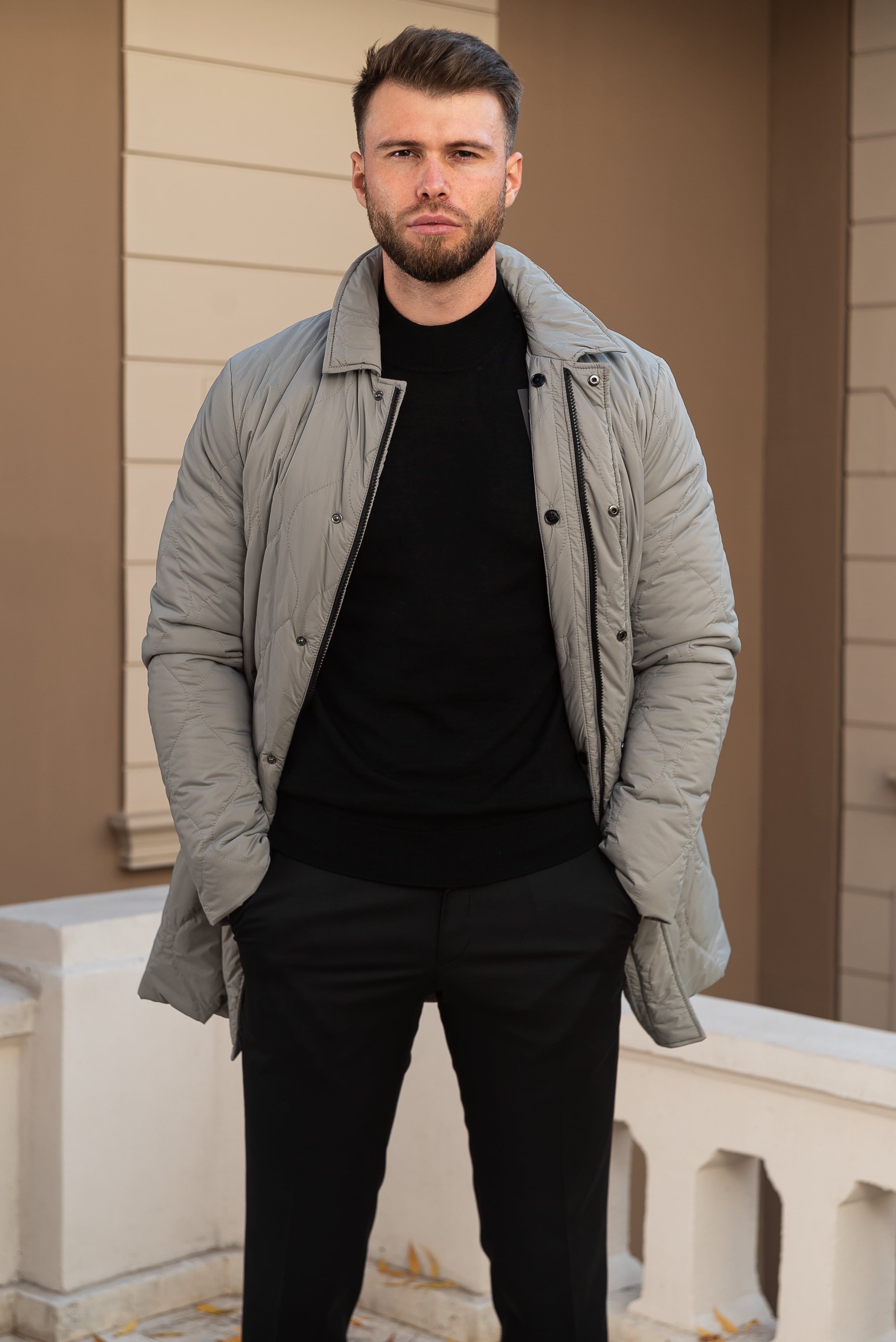 Geacă Car Coat Grey Consiglieri
