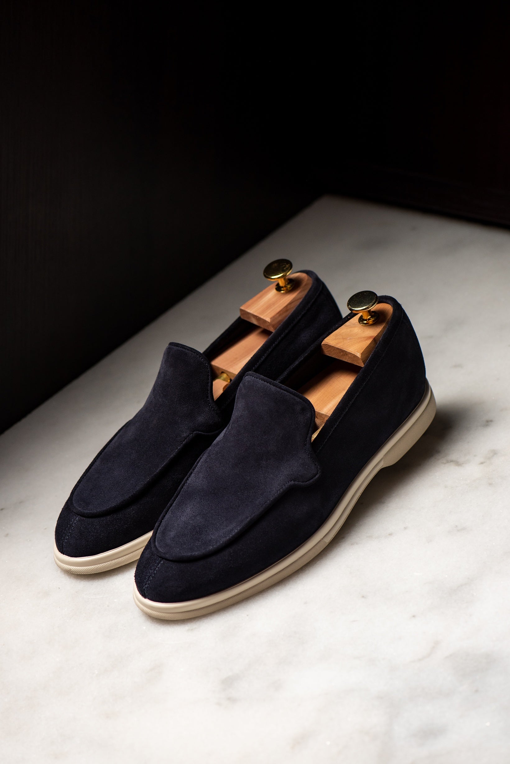 City Loafer Suede Dark Blue Consiglieri