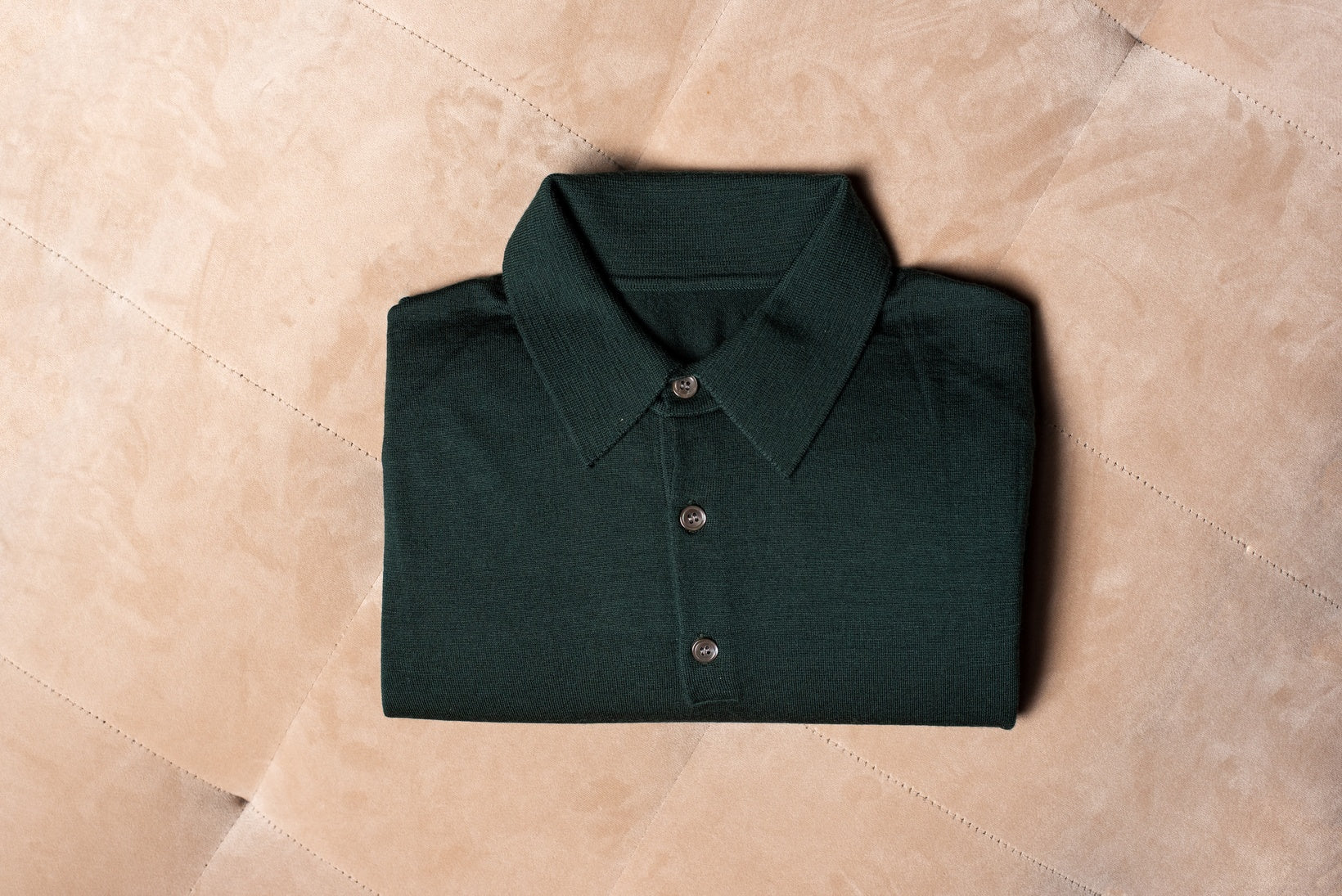 Knit Polo Dark Green Consiglieri