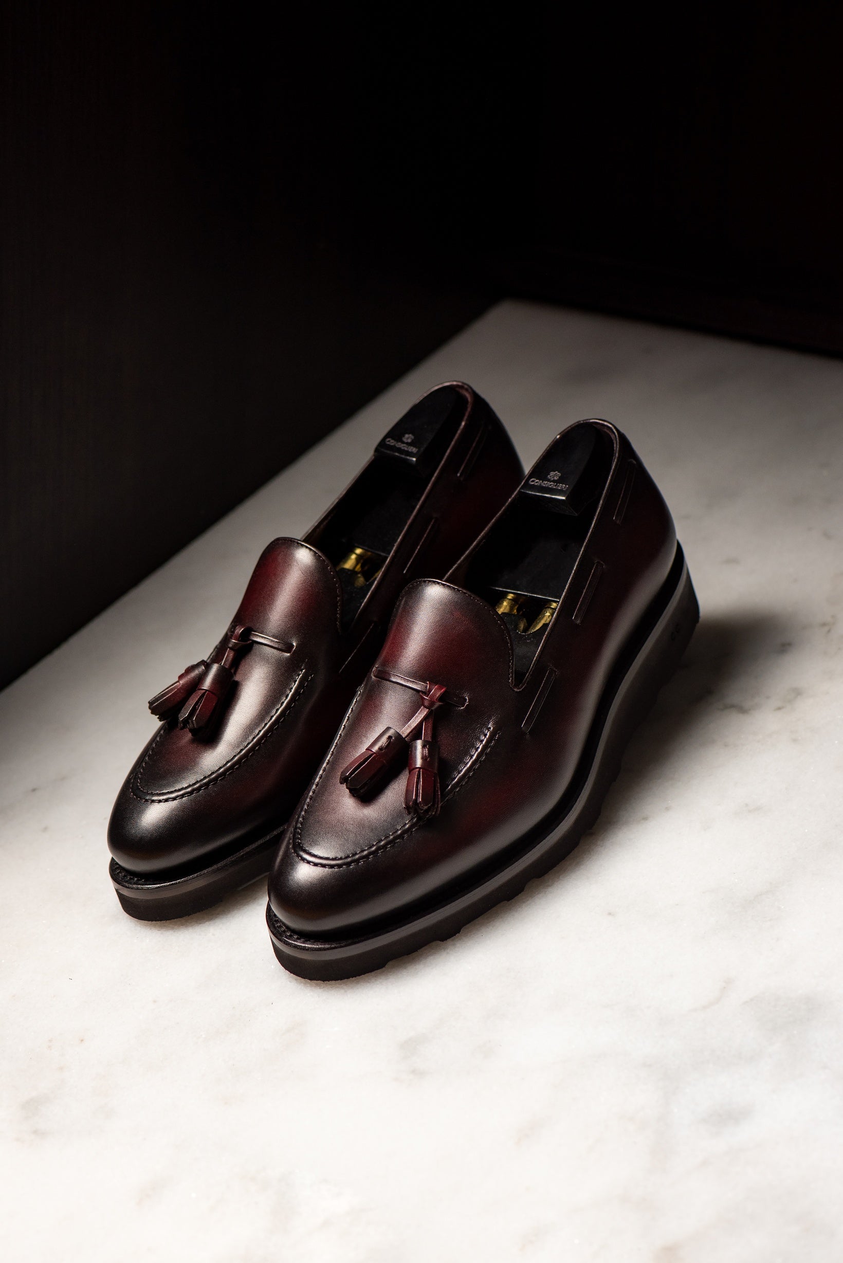 Pantofi Tassel Loafers Bordo Consiglieri