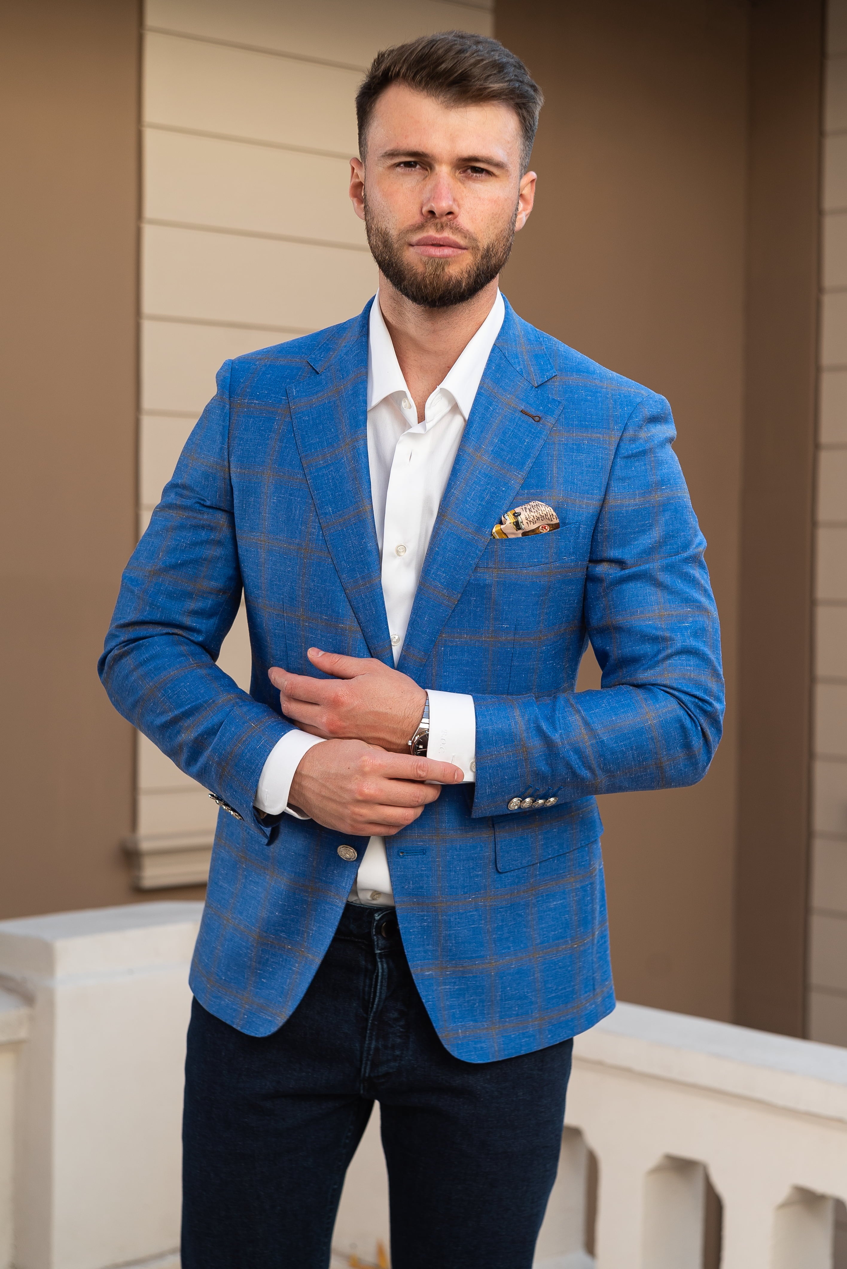 Sacou Casual Light Blue Consiglieri