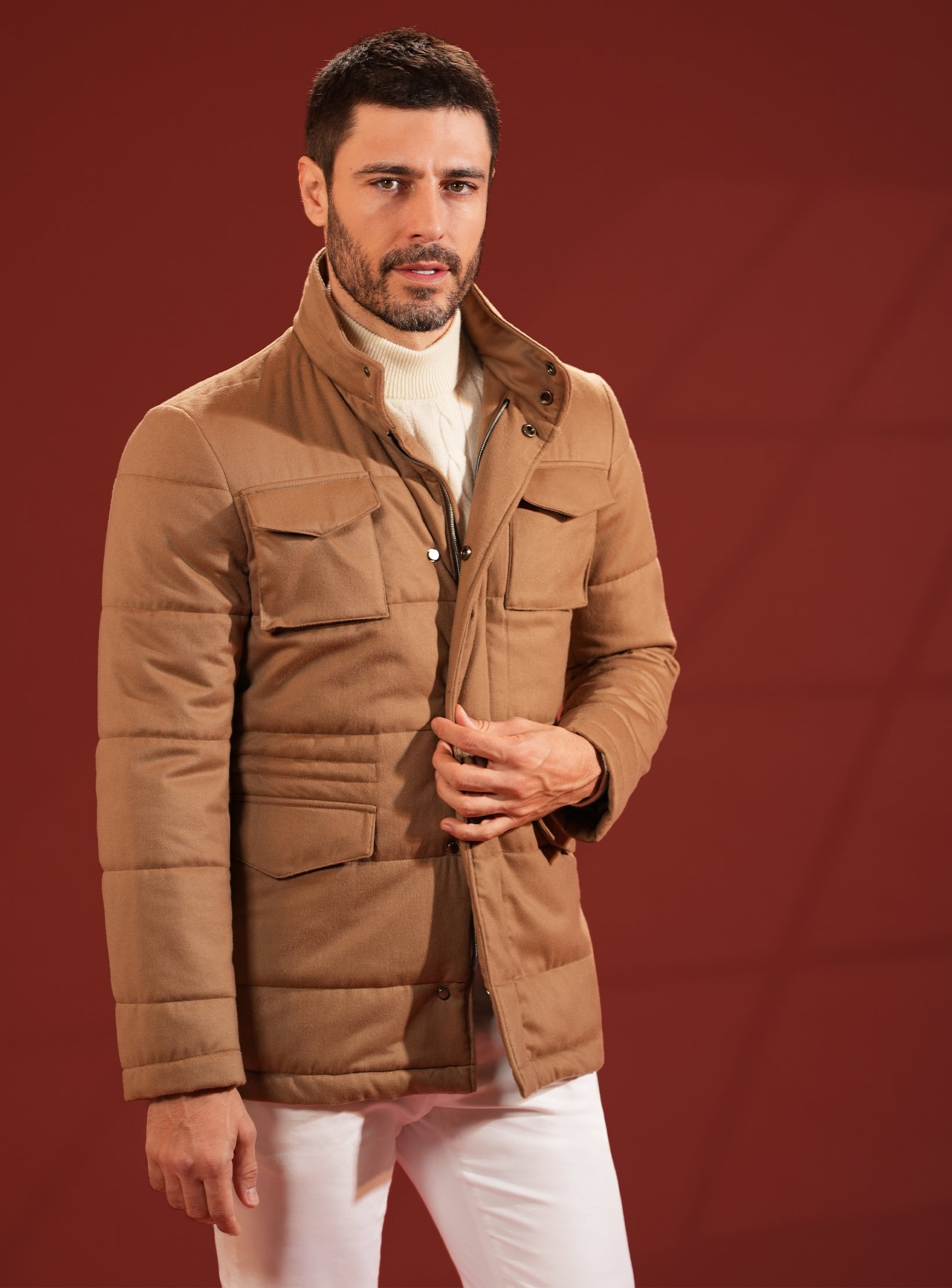 The Cortina Cashmere Field Jacket