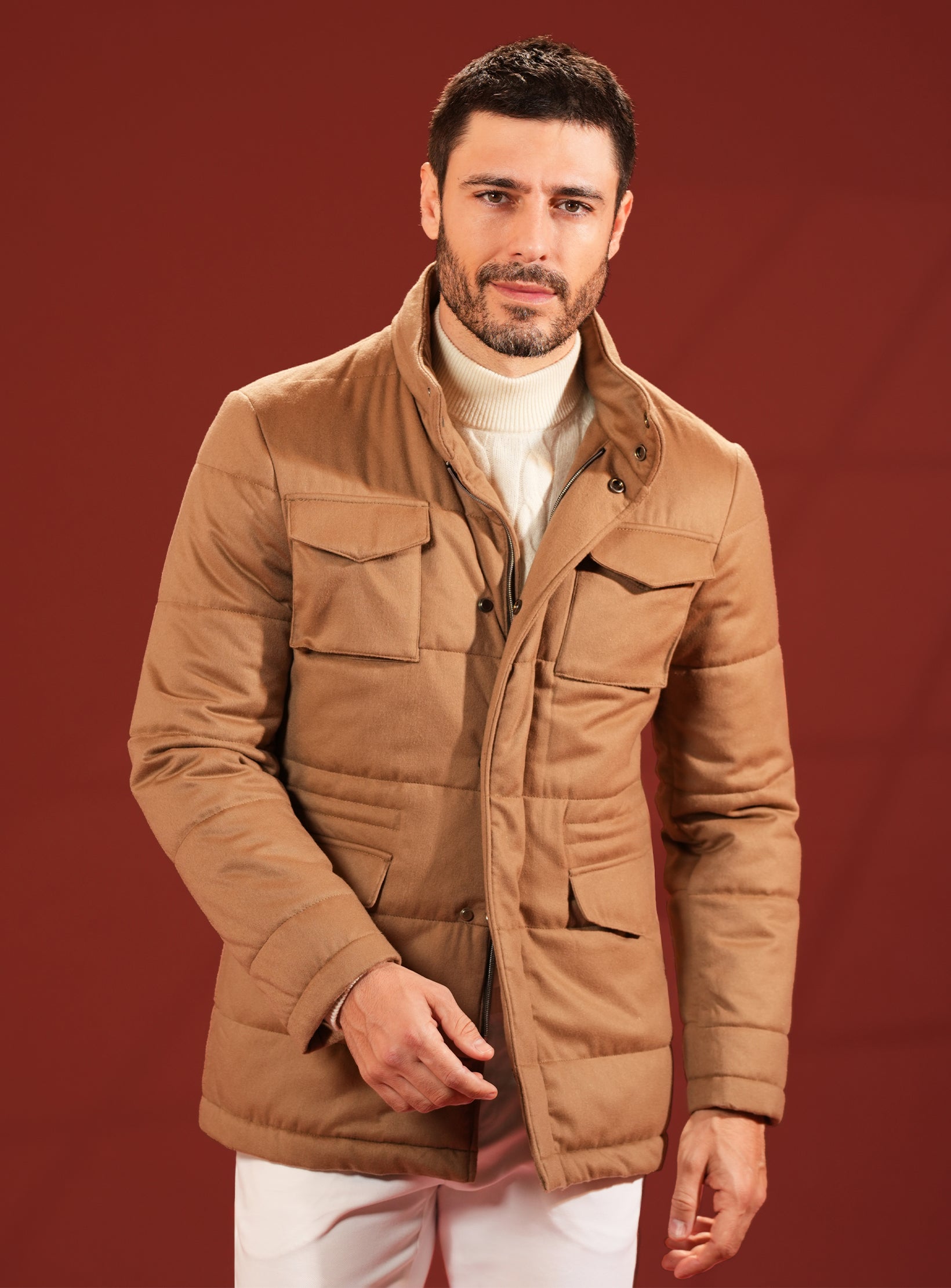 The Cortina Cashmere Field Jacket