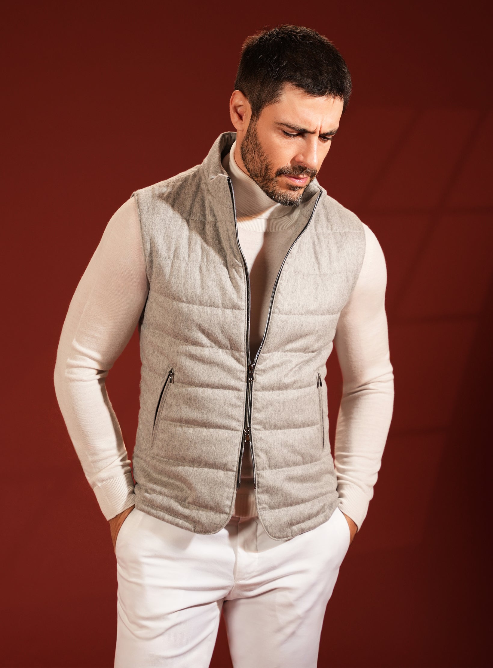 The Body Warmer in Pure Wool