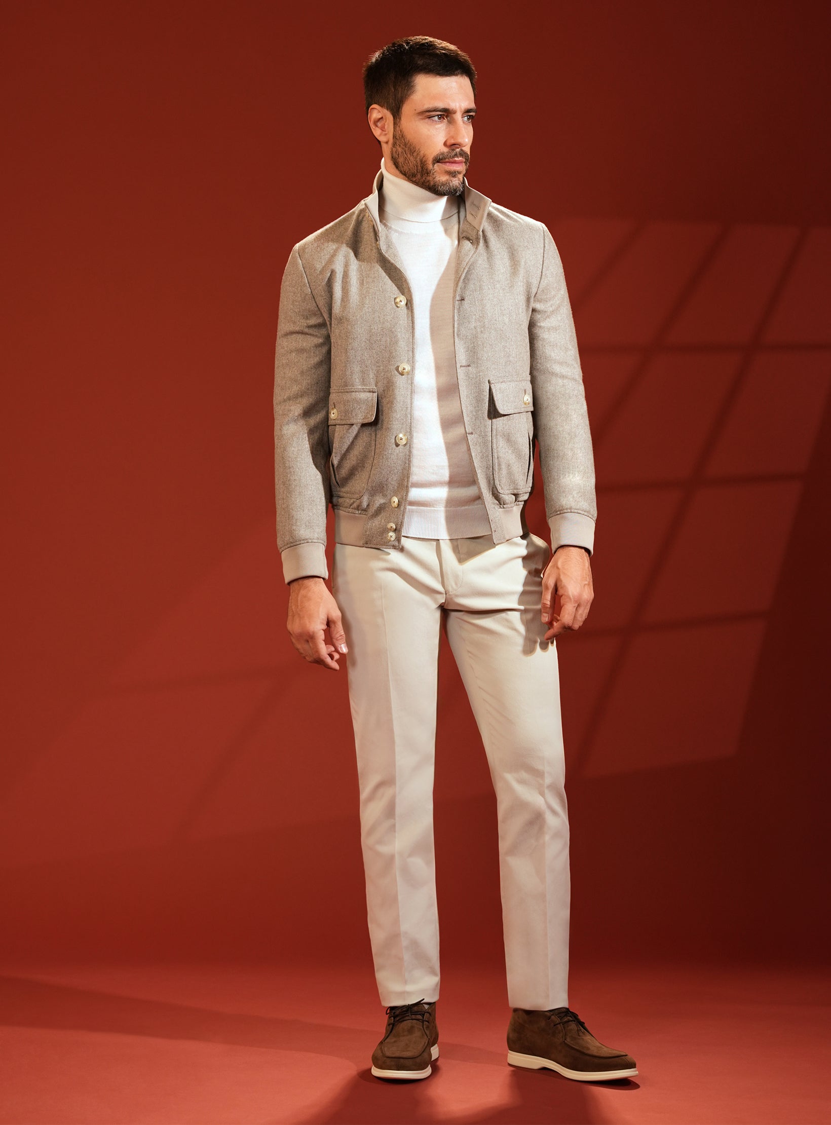 The Pure Wool Bomber Jacket