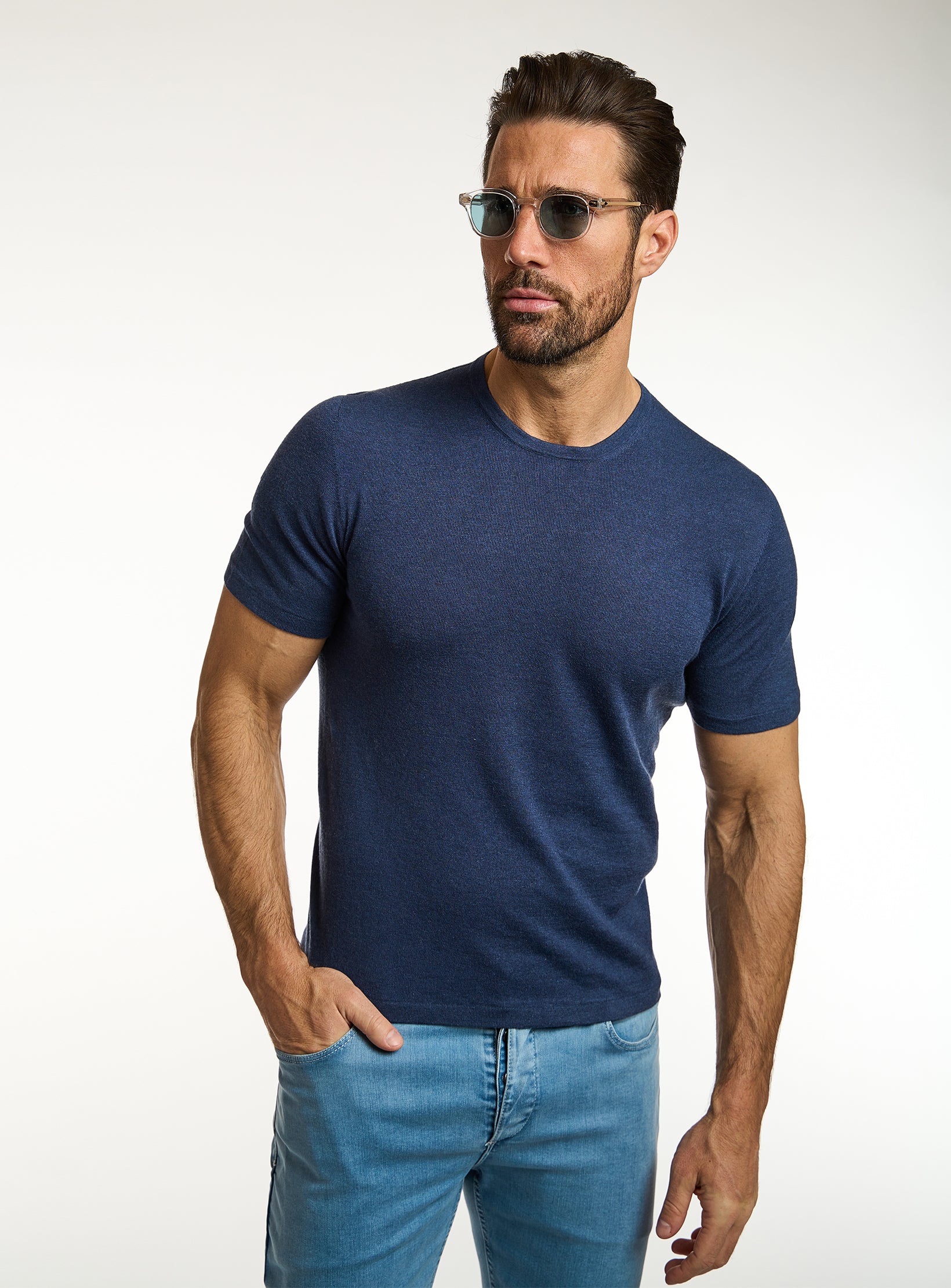Premium Cotton & Cashmere T-Shirt Knit Consiglieri