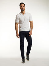 Refined T-Shirt Cashmere & Cotton Half Zip