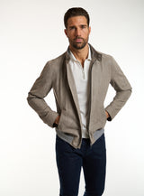 Alcantara Elegance Bomber Jacket