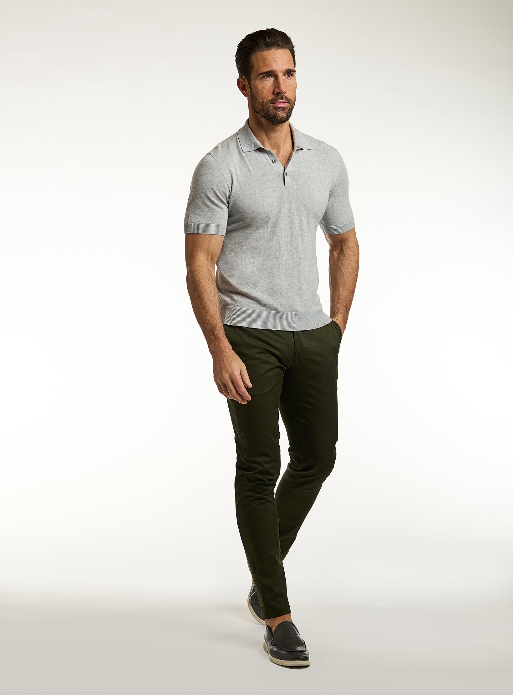 Refined Polo T-Shirt Cashmere & Cotton