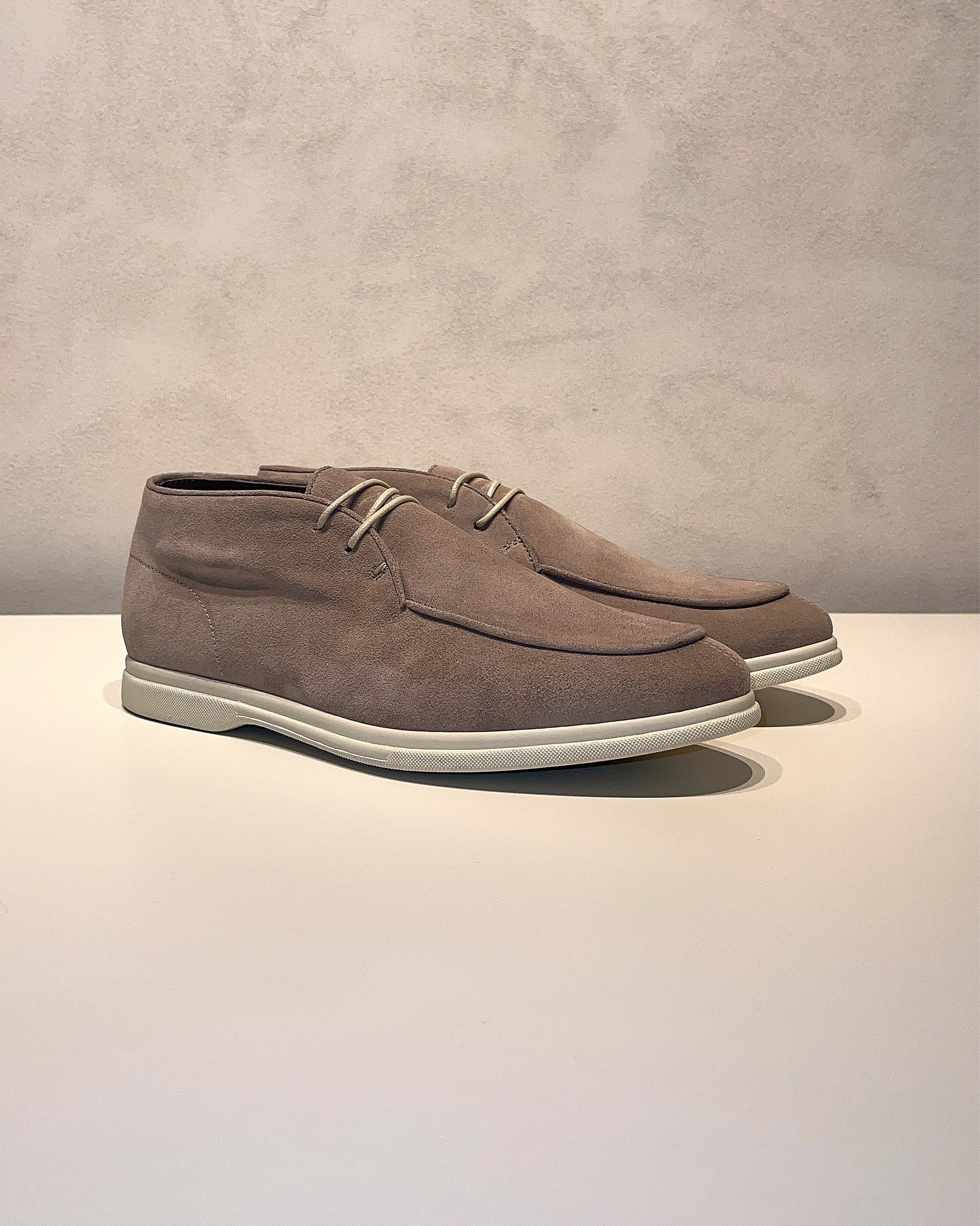 Taupe Suede Elegance City Loafers