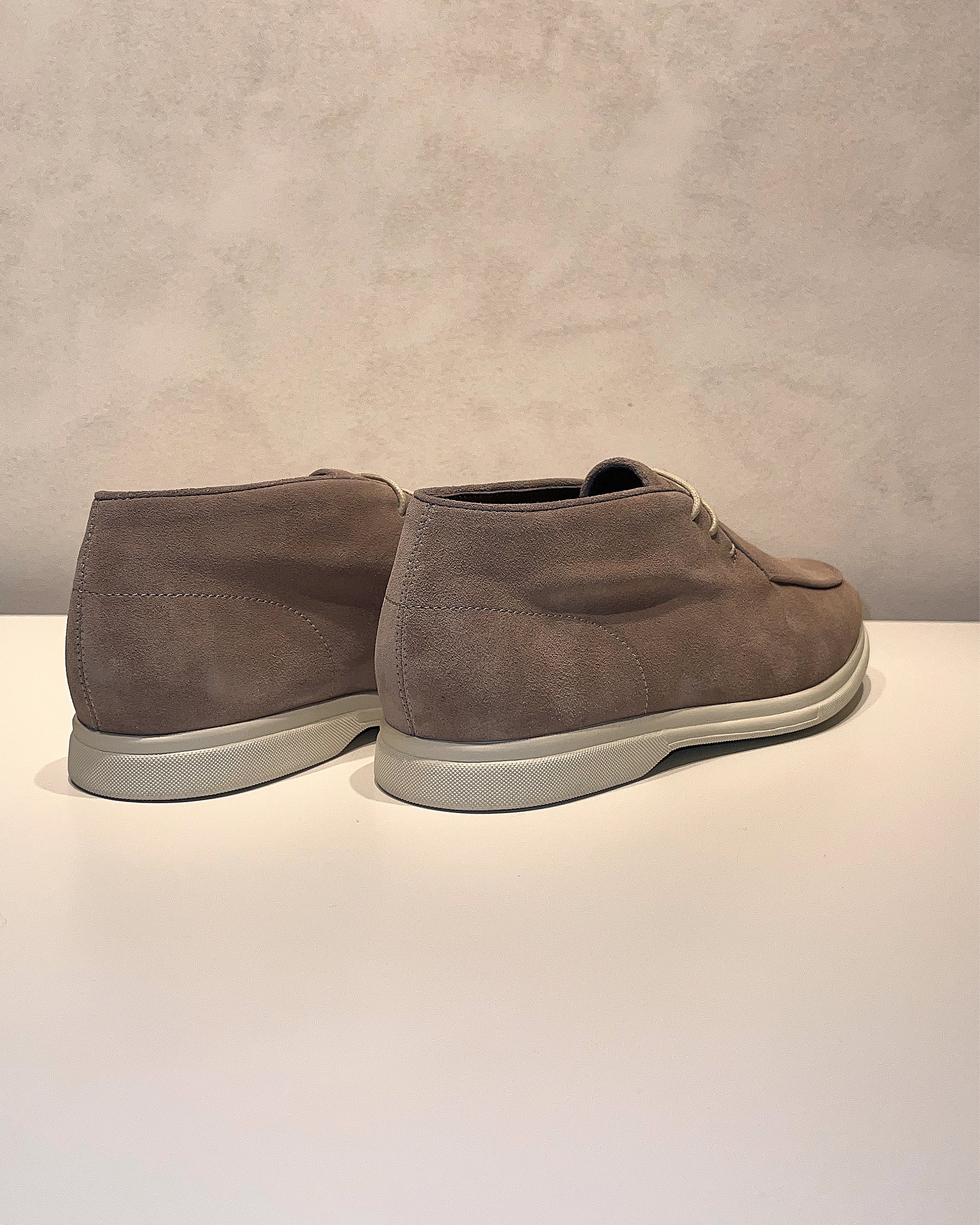 Taupe Suede Elegance City Loafers